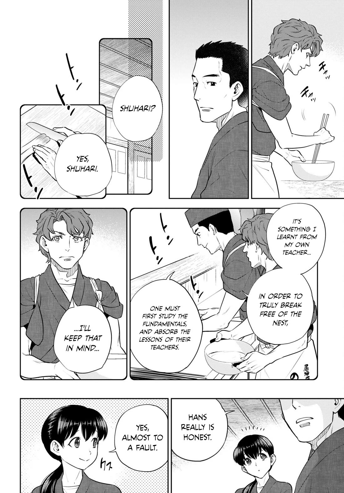 Isekai Izakaya "Nobu" Chapter 98 page 14 - Chapter 98: Hans and the Beanstalk