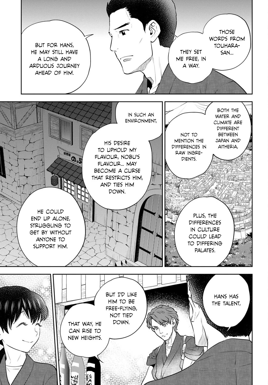 Isekai Izakaya "Nobu" Chapter 98 page 15 - Chapter 98: Hans and the Beanstalk