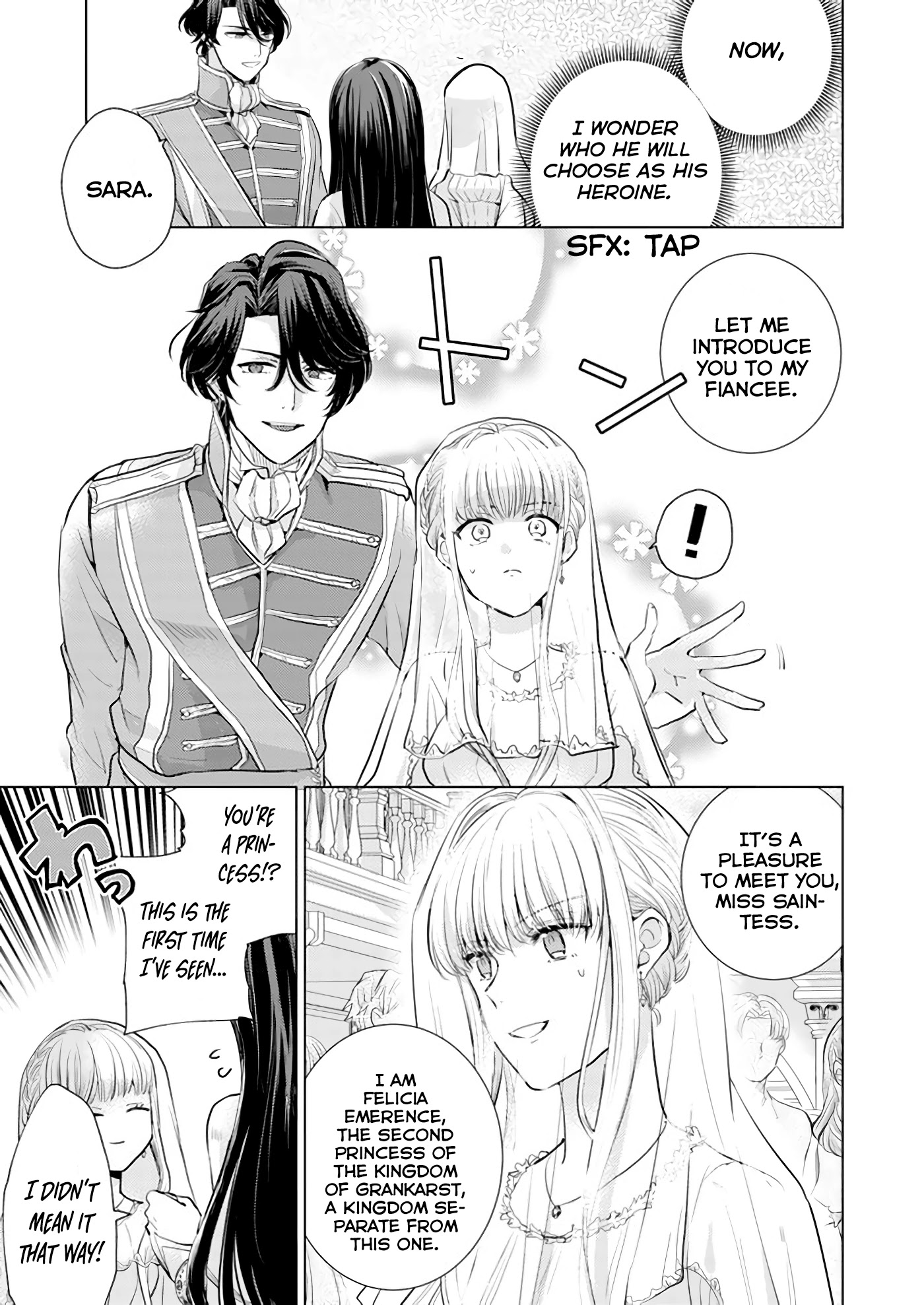 Isekai Kara Seijo ga Kuru You Nanode, Jamamono wa Kieyou to Omoimasu Chapter 2.3 page 3 - Chapter 2.3