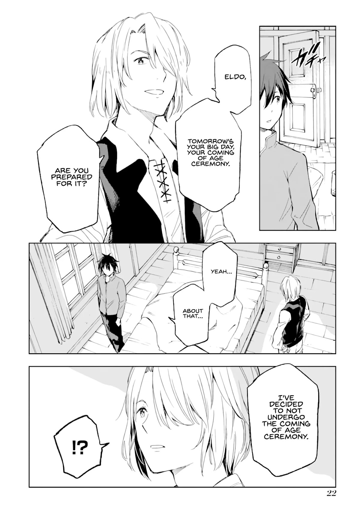 Isekai Kenja no Tensei Musou ~Geemu no Chishiki de Isekai Saikyou~ Chapter 1 page 20 - Chapter 1: The world where I was reincarnated was very similar to the game’s.