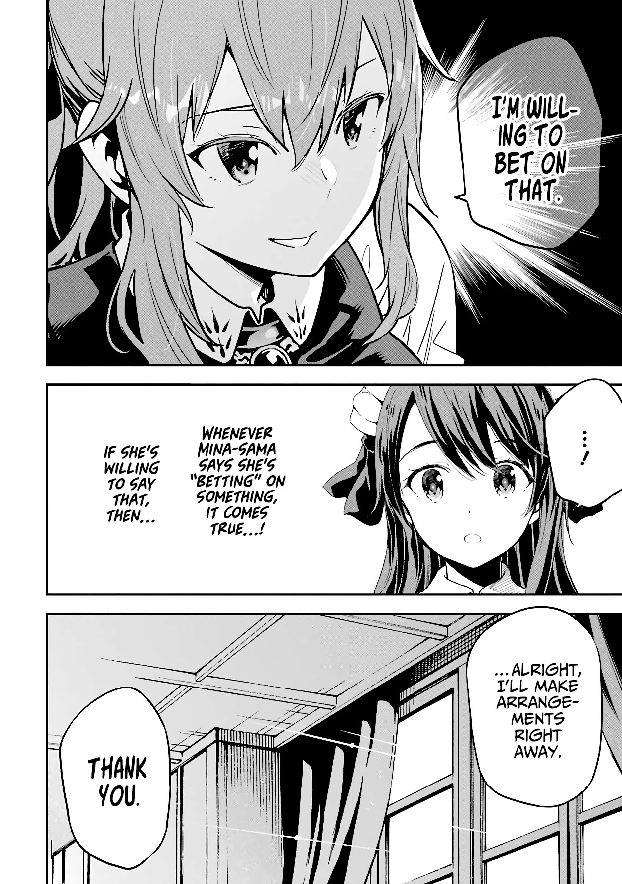 Isekai Kenja no Tensei Musou ~Geemu no Chishiki de Isekai Saikyou~ Chapter 14.3 page 7 - Chapter 14.3: Mina's Conviction