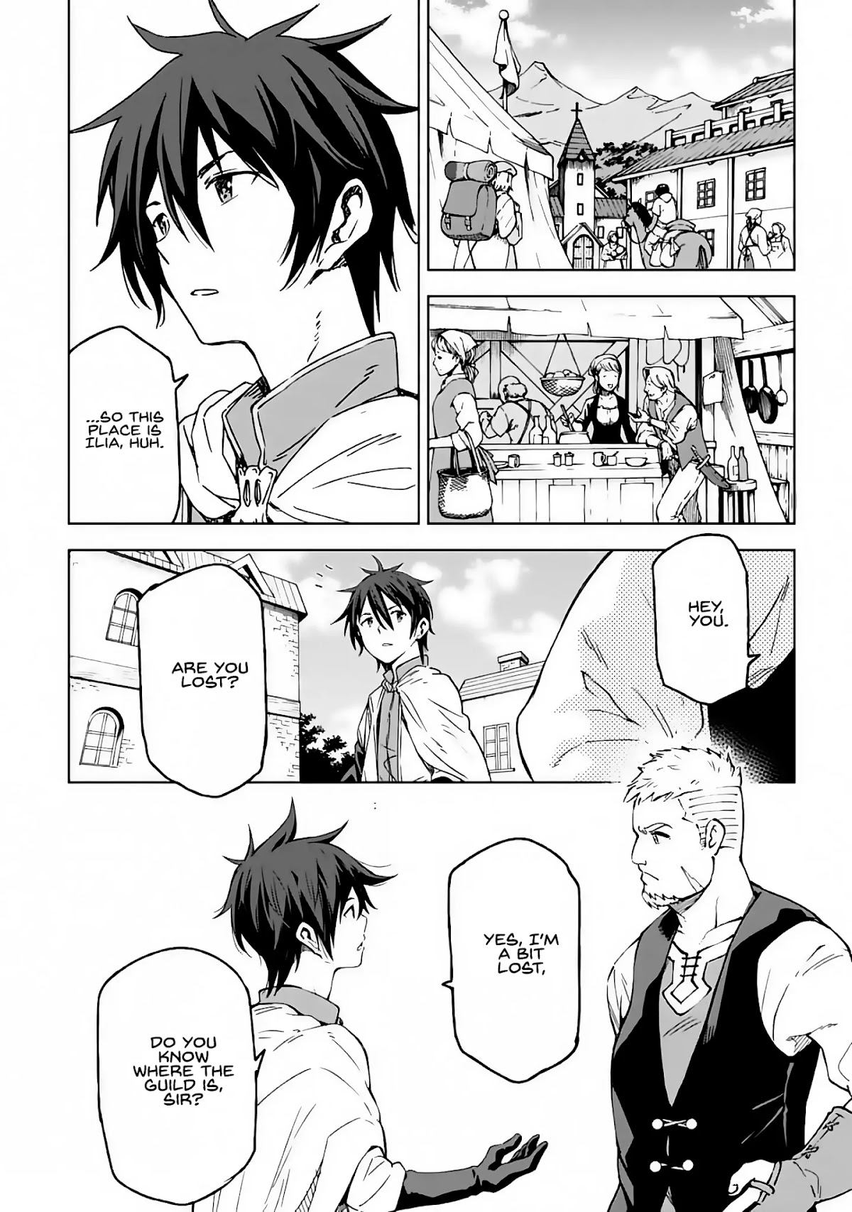 Isekai Kenja no Tensei Musou ~Geemu no Chishiki de Isekai Saikyou~ Chapter 2 page 7 - Chapter 2: Even the town was technologically underdeveloped.