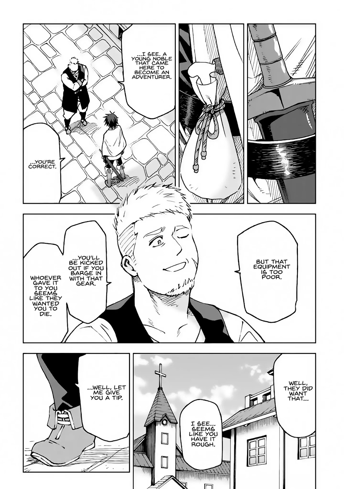 Isekai Kenja no Tensei Musou ~Geemu no Chishiki de Isekai Saikyou~ Chapter 2 page 8 - Chapter 2: Even the town was technologically underdeveloped.