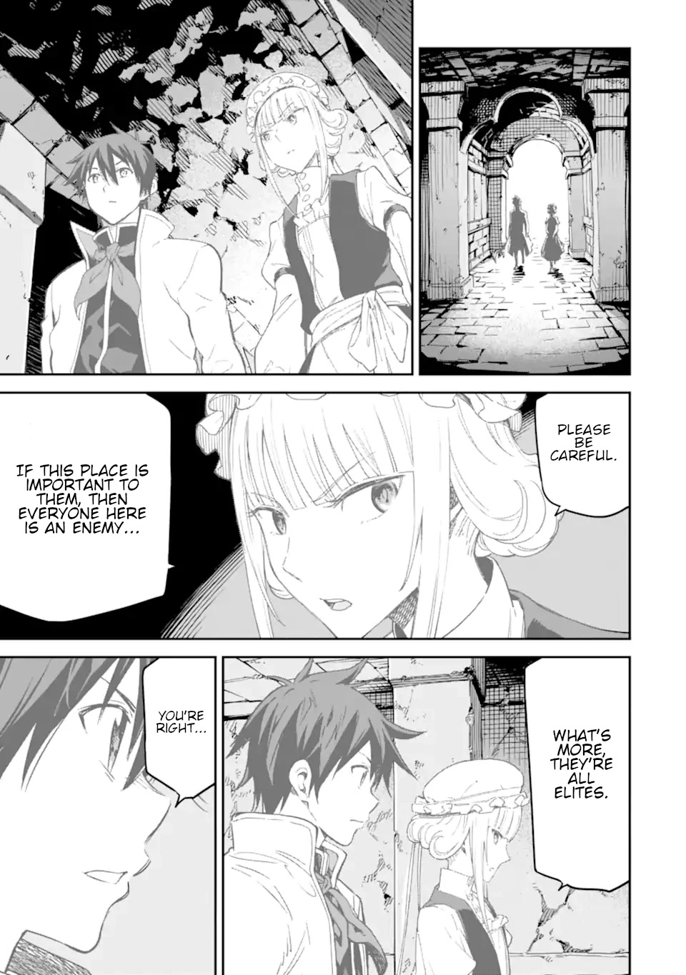Isekai Kenja no Tensei Musou ~Geemu no Chishiki de Isekai Saikyou~ Chapter 28 page 34 - Chapter 28: The enemy territory was full of Bosses.