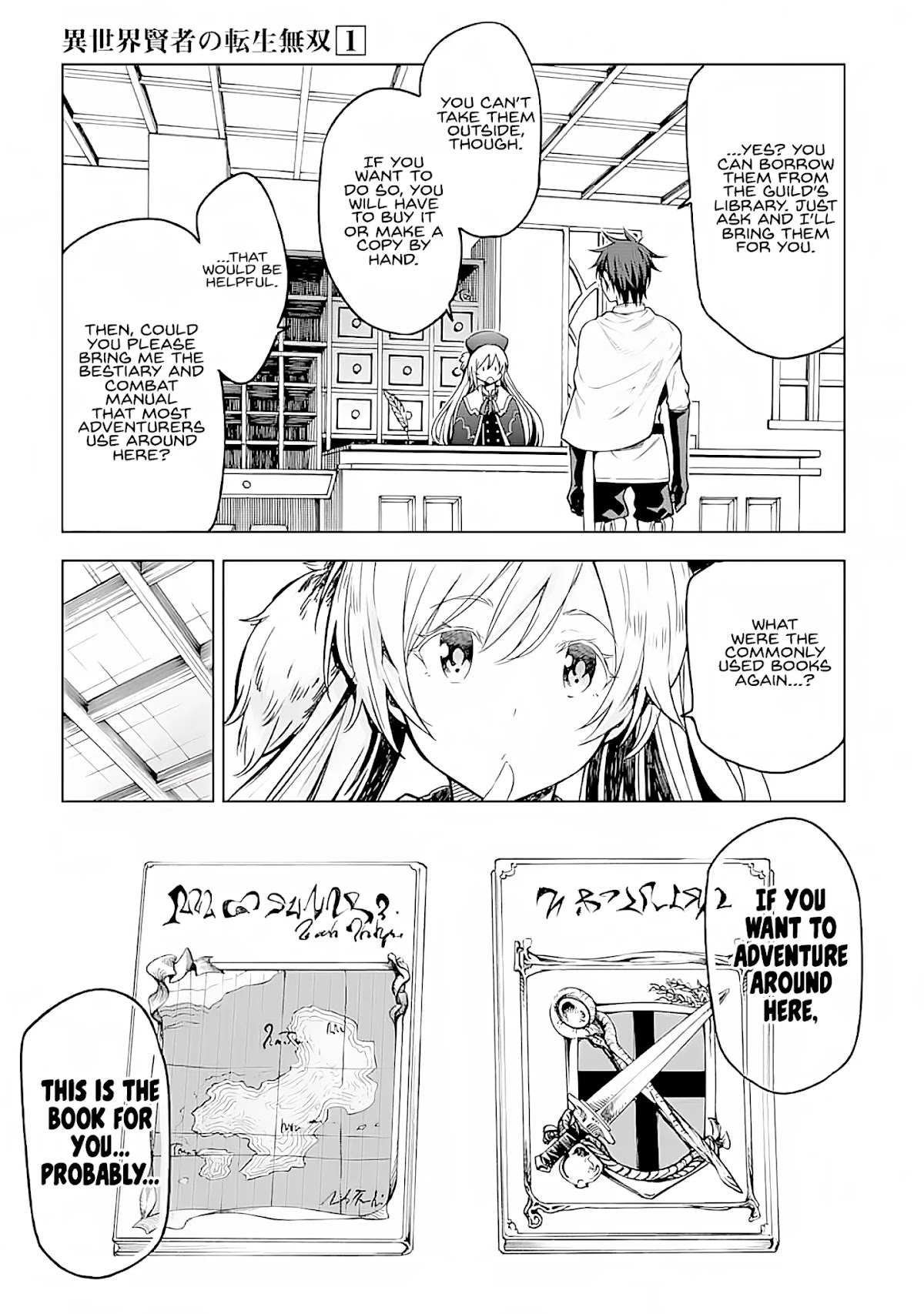 Isekai Kenja no Tensei Musou ~Geemu no Chishiki de Isekai Saikyou~ Chapter 3 page 10 - Chapter 3: I was told about a good hunting ground.
