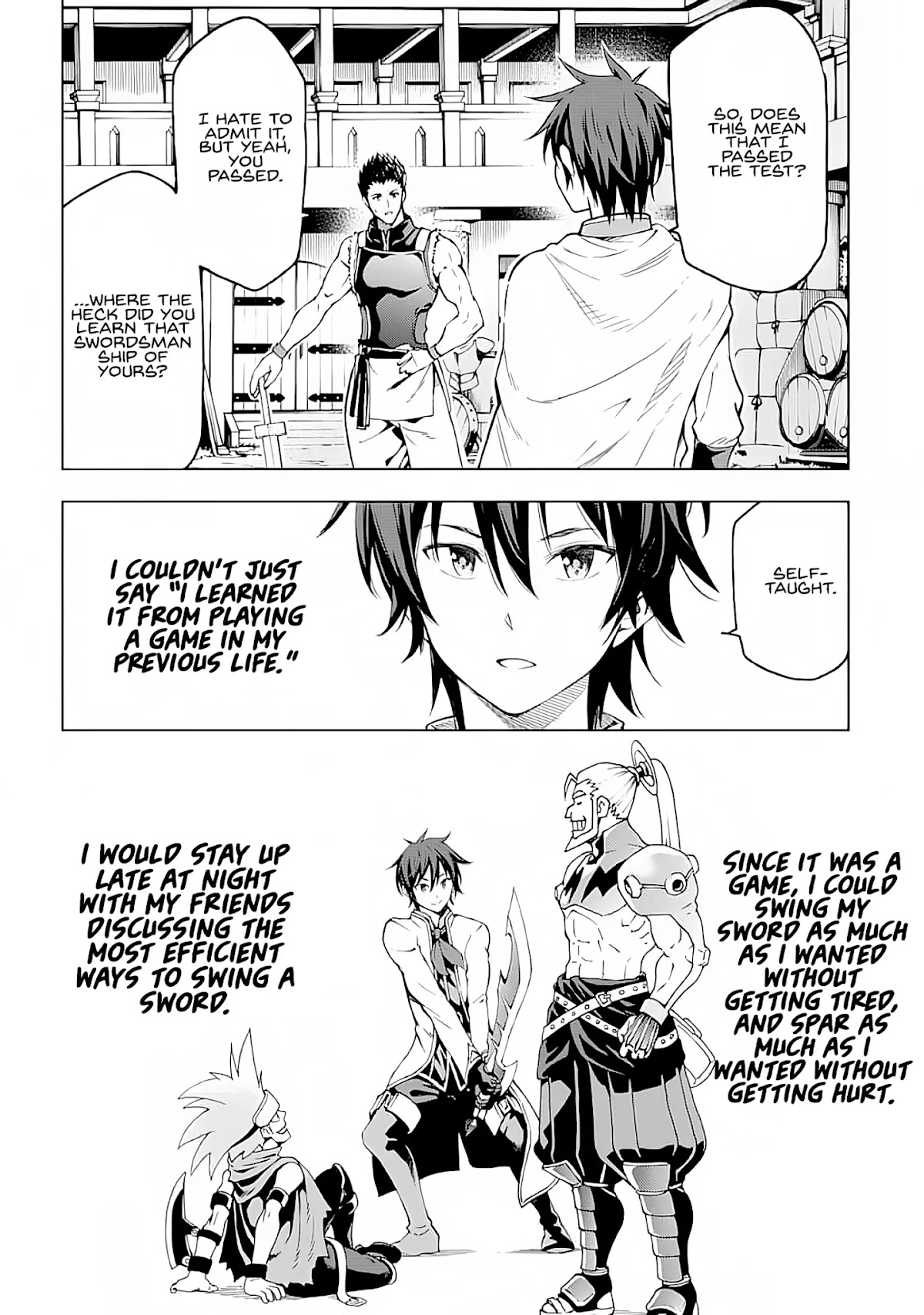 Isekai Kenja no Tensei Musou ~Geemu no Chishiki de Isekai Saikyou~ Chapter 3 page 2 - Chapter 3: I was told about a good hunting ground.