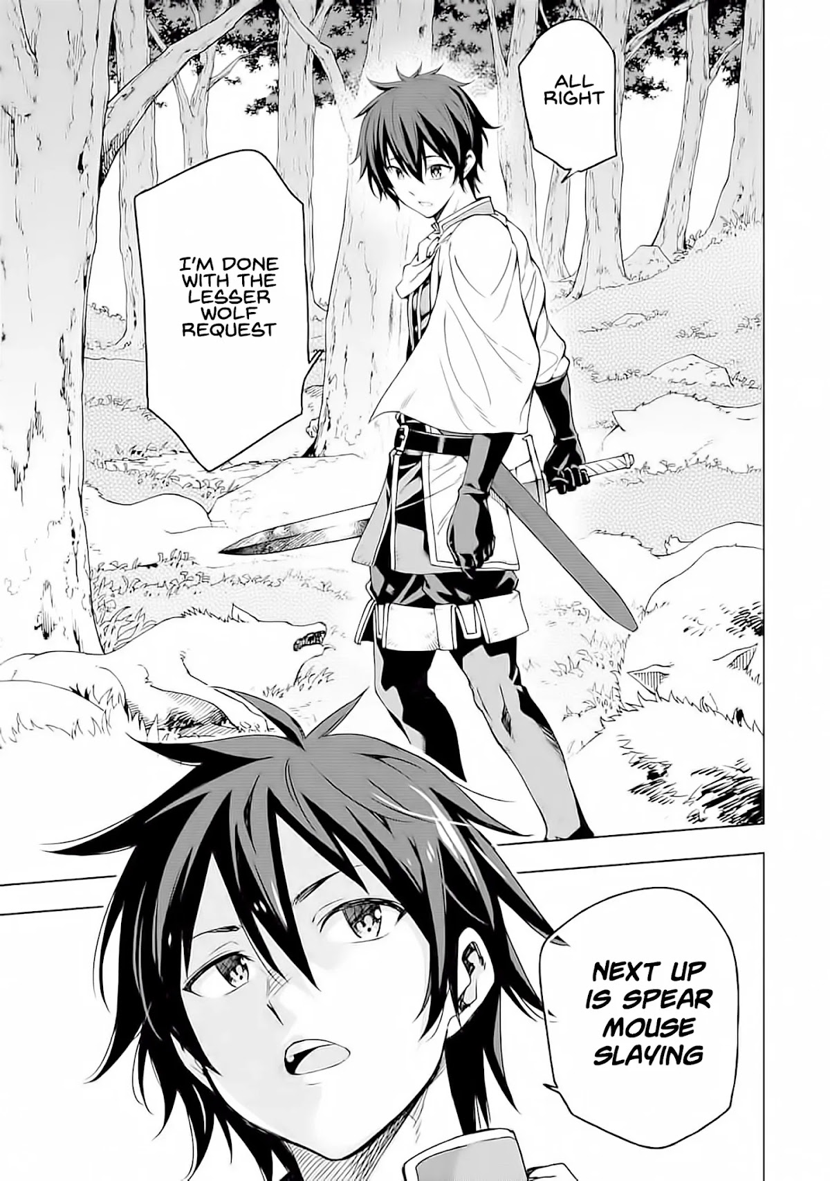 Isekai Kenja no Tensei Musou ~Geemu no Chishiki de Isekai Saikyou~ Chapter 4 page 12 - Chapter 4: The opponent was a horde