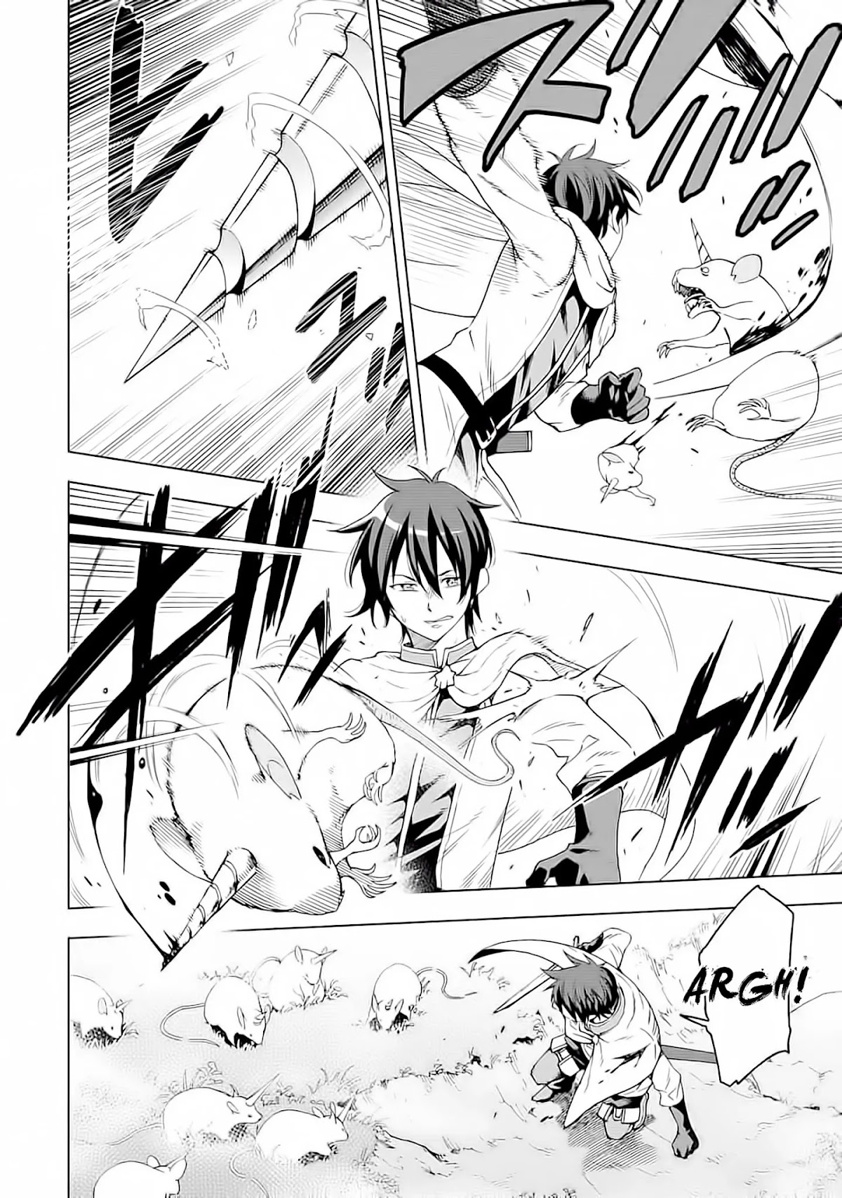 Isekai Kenja no Tensei Musou ~Geemu no Chishiki de Isekai Saikyou~ Chapter 4 page 19 - Chapter 4: The opponent was a horde