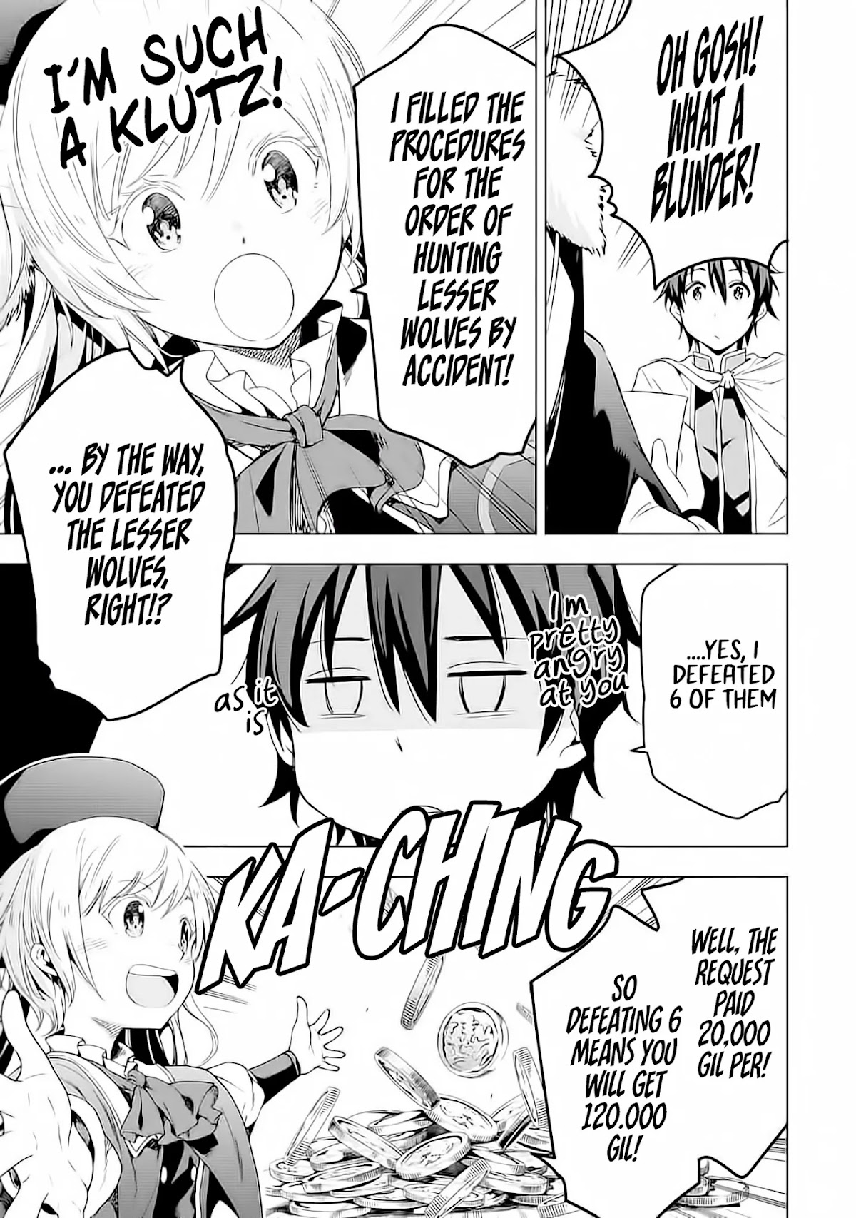 Isekai Kenja no Tensei Musou ~Geemu no Chishiki de Isekai Saikyou~ Chapter 4 page 4 - Chapter 4: The opponent was a horde