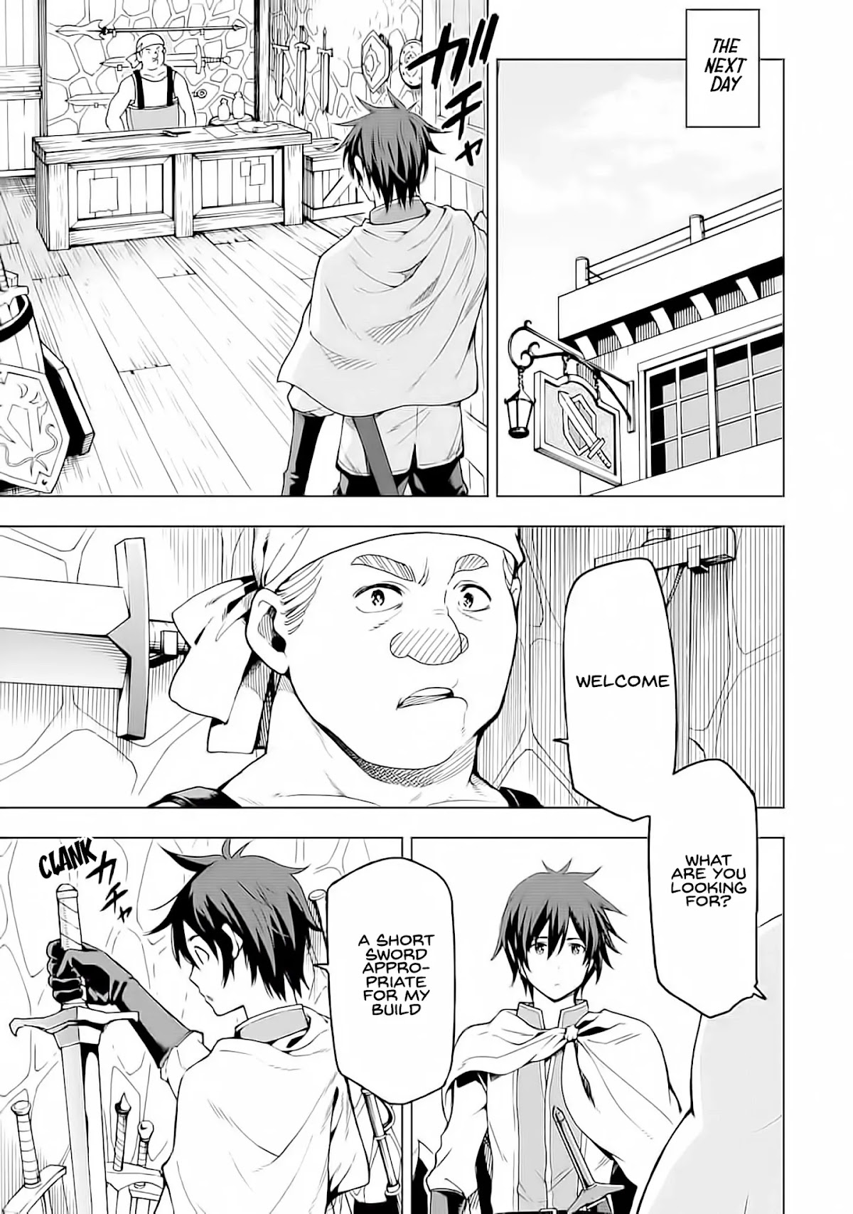Isekai Kenja no Tensei Musou ~Geemu no Chishiki de Isekai Saikyou~ Chapter 4 page 6 - Chapter 4: The opponent was a horde