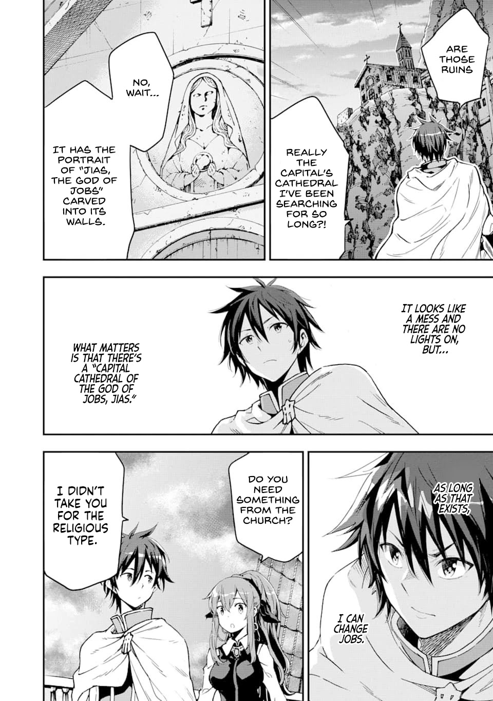 Isekai Kenja no Tensei Musou ~Geemu no Chishiki de Isekai Saikyou~ Chapter 6 page 4 - Chapter 6: The cathedral was in ruins.