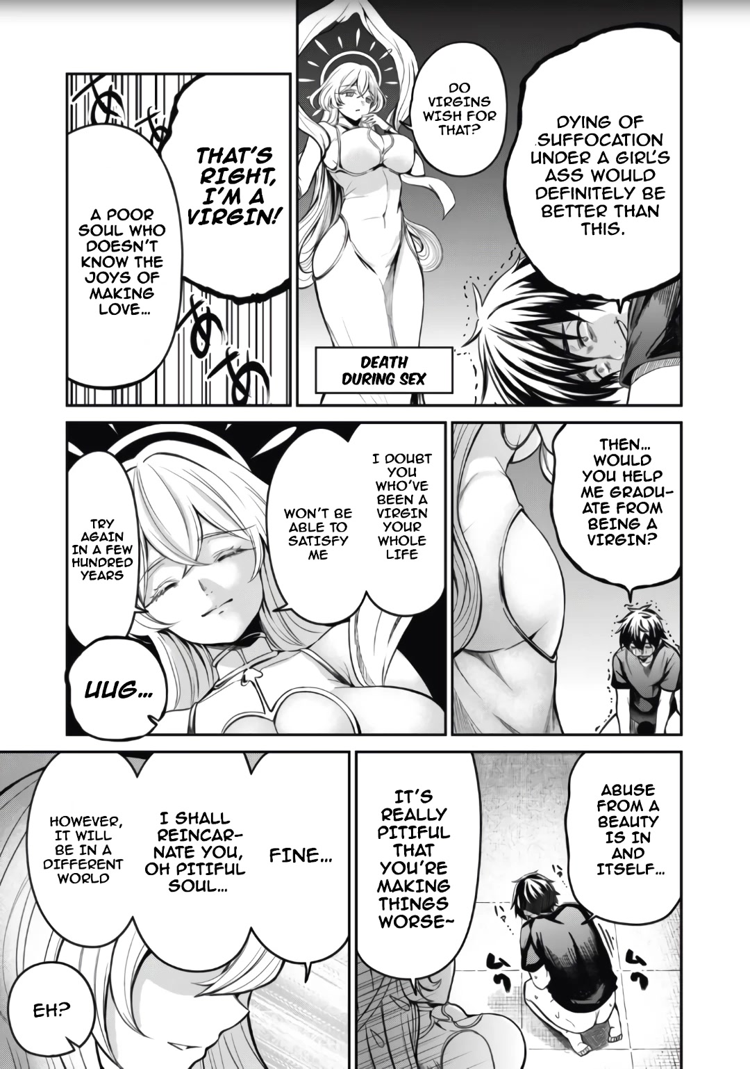 Isekai Koushoku Musou Roku ~ Using the Wisdom and Power of Reincarnation in Another World to Just XXXX Chapter 1 page 3 - Chapter 1: Fapped to Death