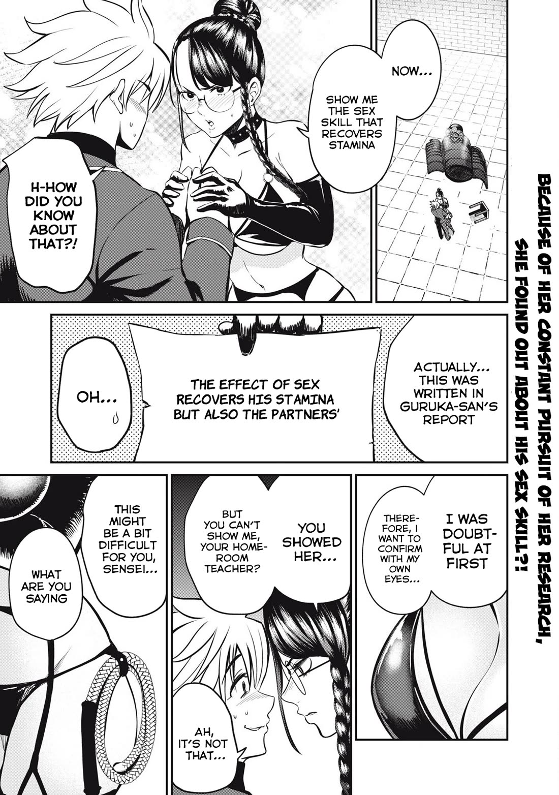 Isekai Koushoku Musou Roku ~ Using the Wisdom and Power of Reincarnation in Another World to Just XXXX Chapter 26 page 1 - Chapter 26: Whip-Sensei Loves Skills