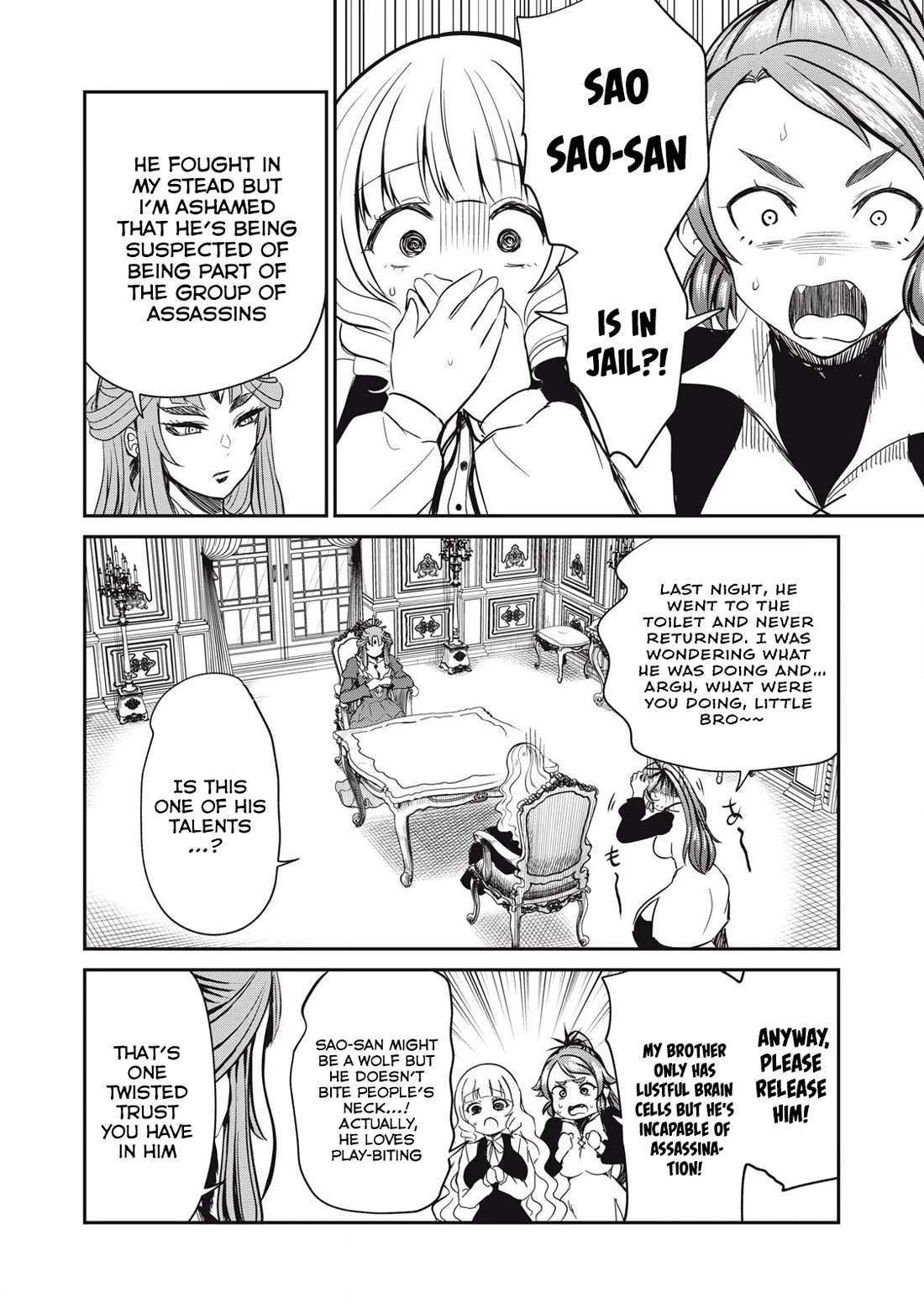 Isekai Koushoku Musou Roku ~ Using the Wisdom and Power of Reincarnation in Another World to Just XXXX Chapter 30 page 14 - Chapter 30: Vs. Assassins