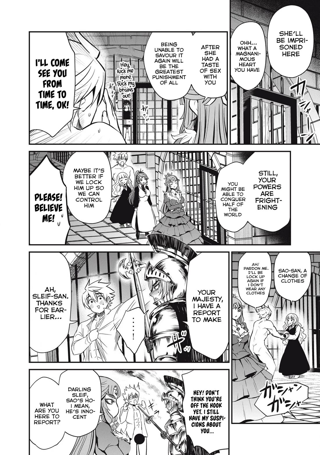 Isekai Koushoku Musou Roku ~ Using the Wisdom and Power of Reincarnation in Another World to Just XXXX Chapter 31 page 8 - Chapter 31: Interrogator Sao
