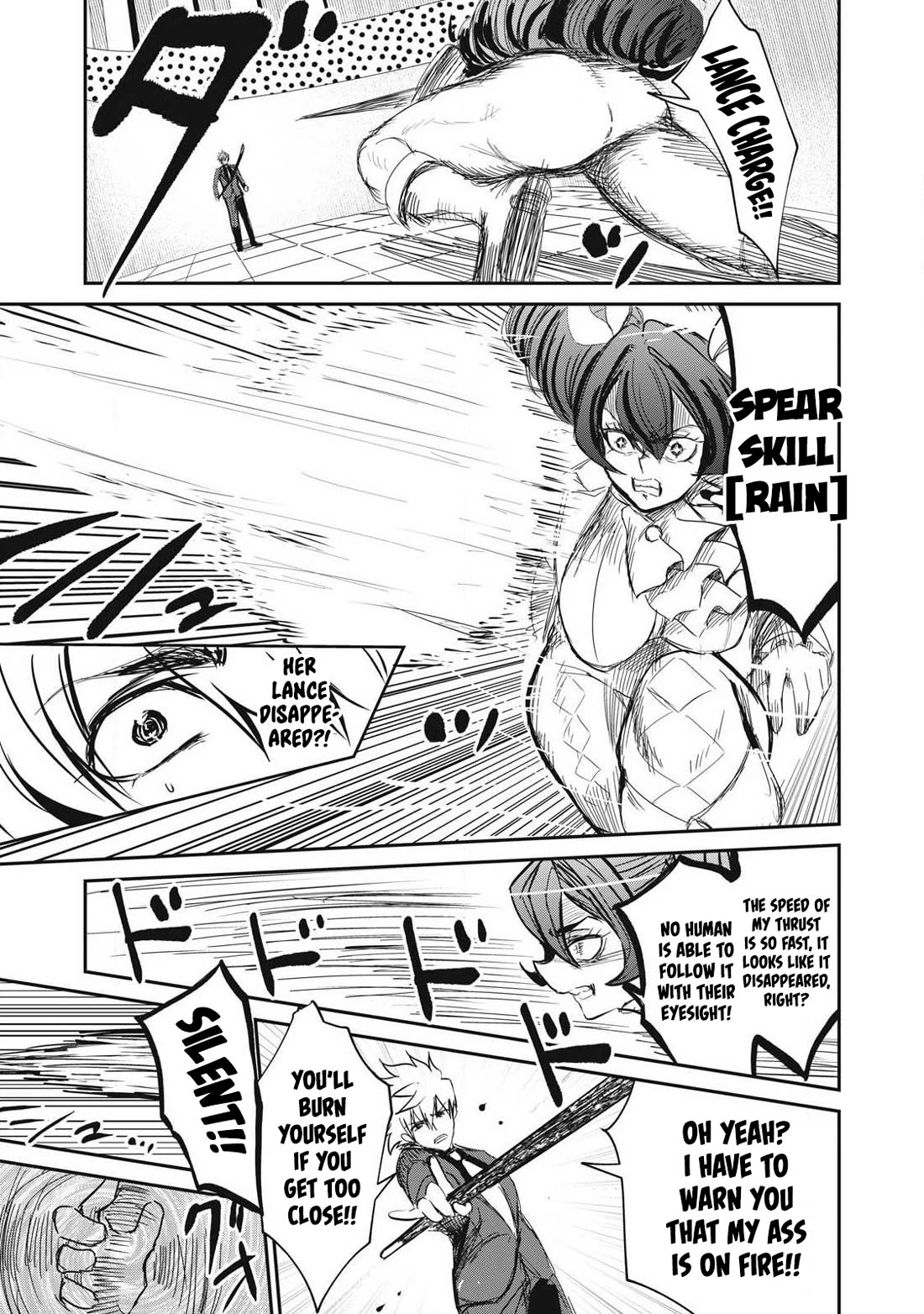 Isekai Koushoku Musou Roku ~ Using the Wisdom and Power of Reincarnation in Another World to Just XXXX Chapter 52 page 13 - Chapter 52: VS. Spear