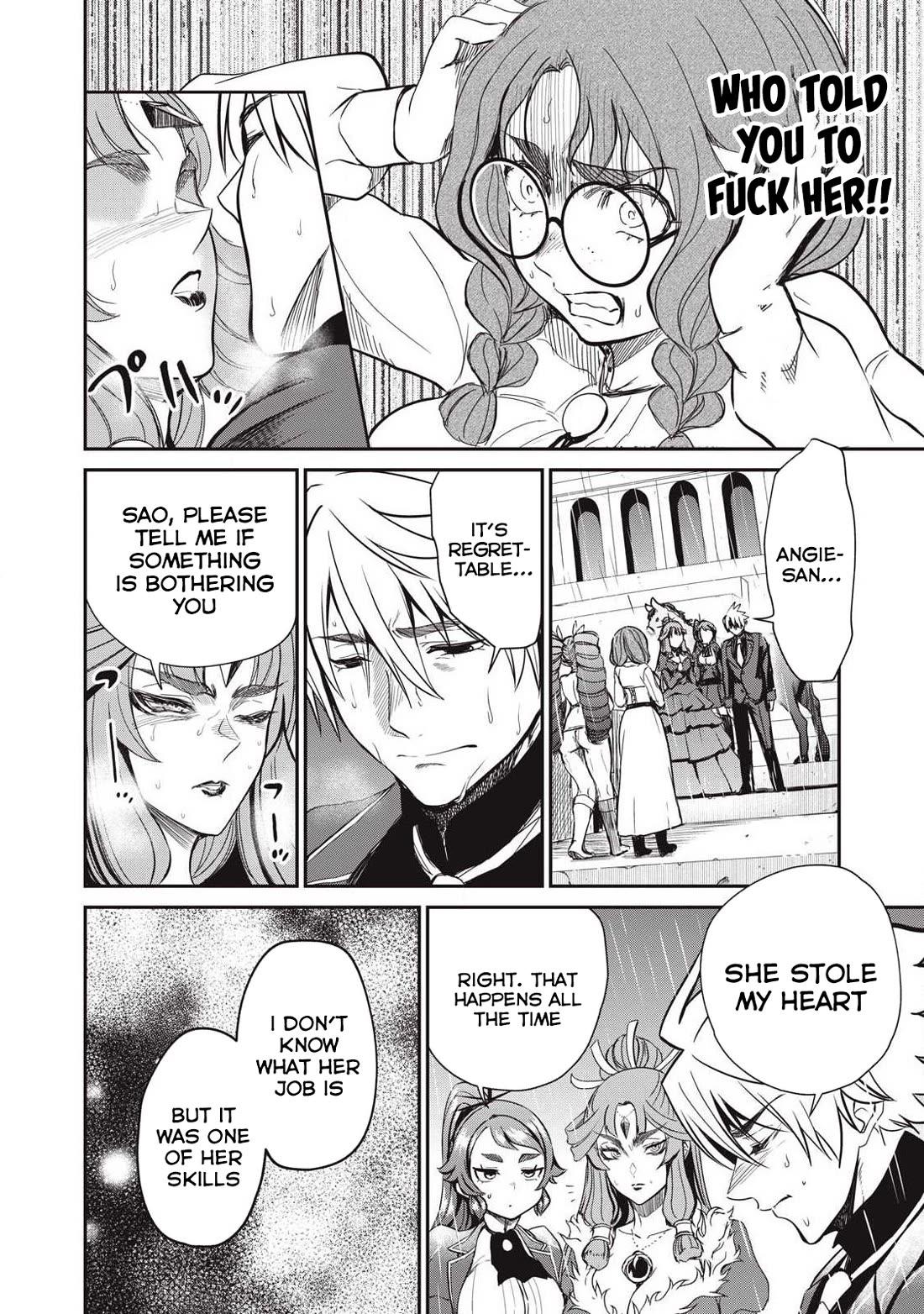 Isekai Koushoku Musou Roku ~ Using the Wisdom and Power of Reincarnation in Another World to Just XXXX Chapter 55 page 12 - Chapter 55: Angie’s Hint