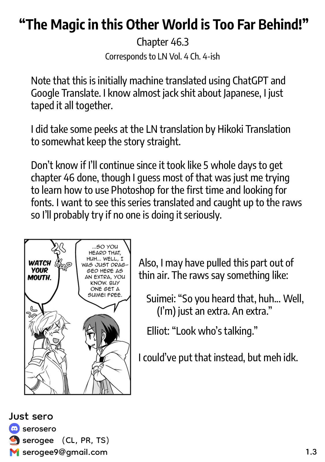 Isekai Mahou wa Okureteru! (Novel) Chapter 46.3 page 14 - Chapter 46.3: Devil VI