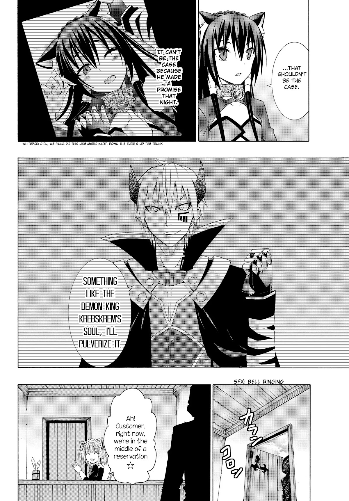 Isekai Maou to Shoukan Shoujo Dorei Majutsu Chapter 10.2 page 4 - Chapter 10.2: Trying Out Saving the World II (2)