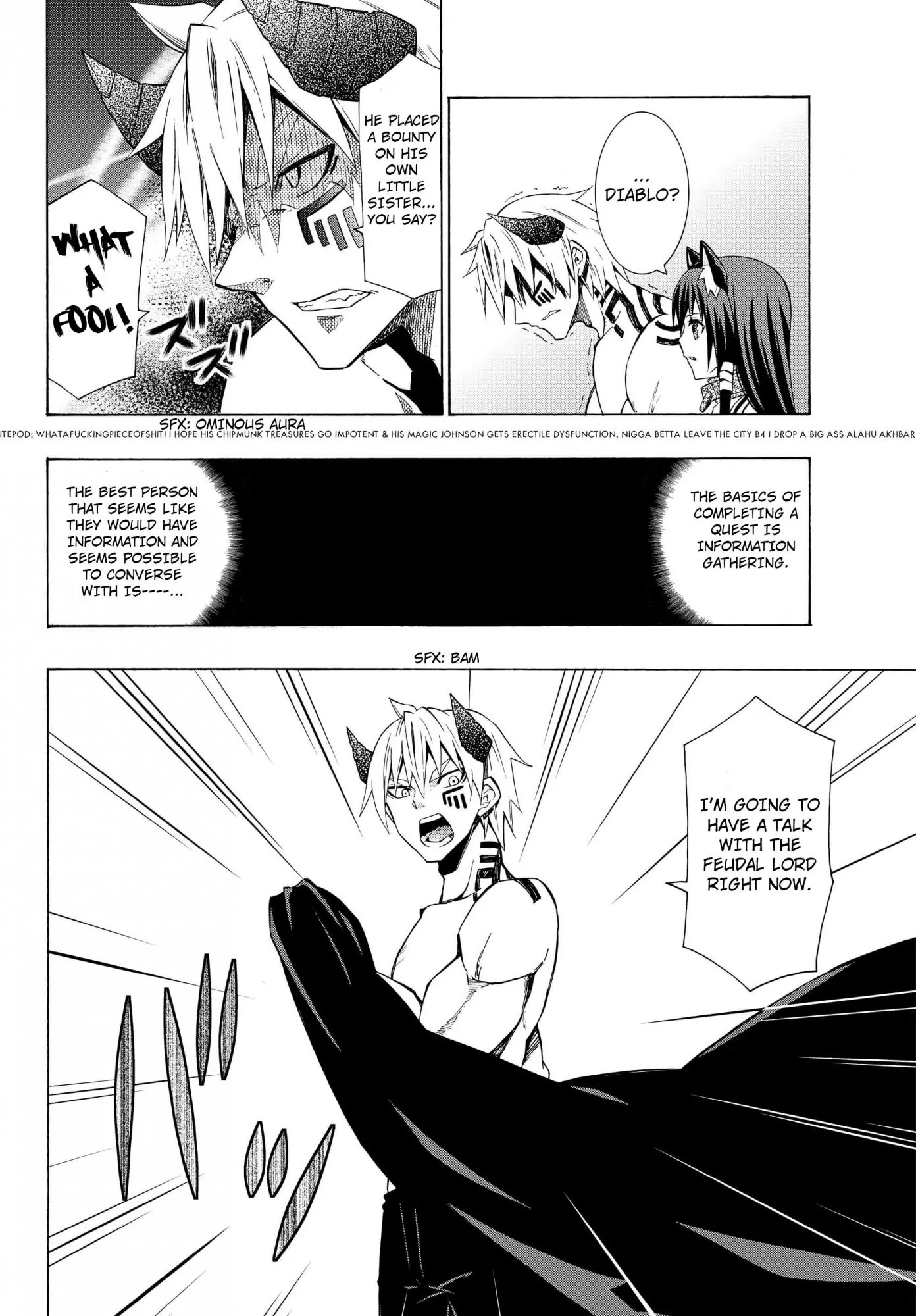 Isekai Maou to Shoukan Shoujo Dorei Majutsu Chapter 13.1 page 2 - Chapter 13.1: Trying Out Meeting with the Feudal Lord I (1)