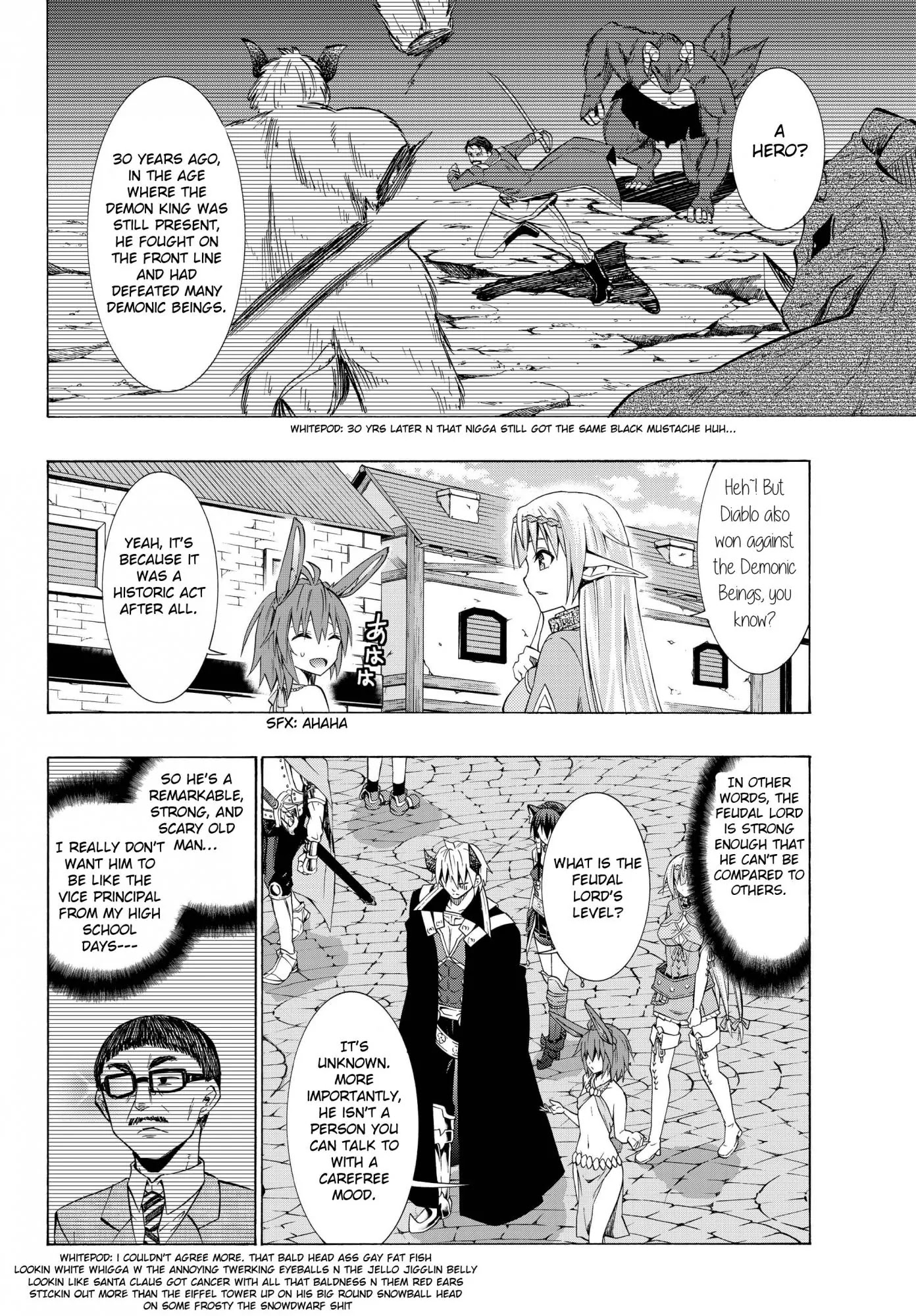 Isekai Maou to Shoukan Shoujo Dorei Majutsu Chapter 13.1 page 8 - Chapter 13.1: Trying Out Meeting with the Feudal Lord I (1)