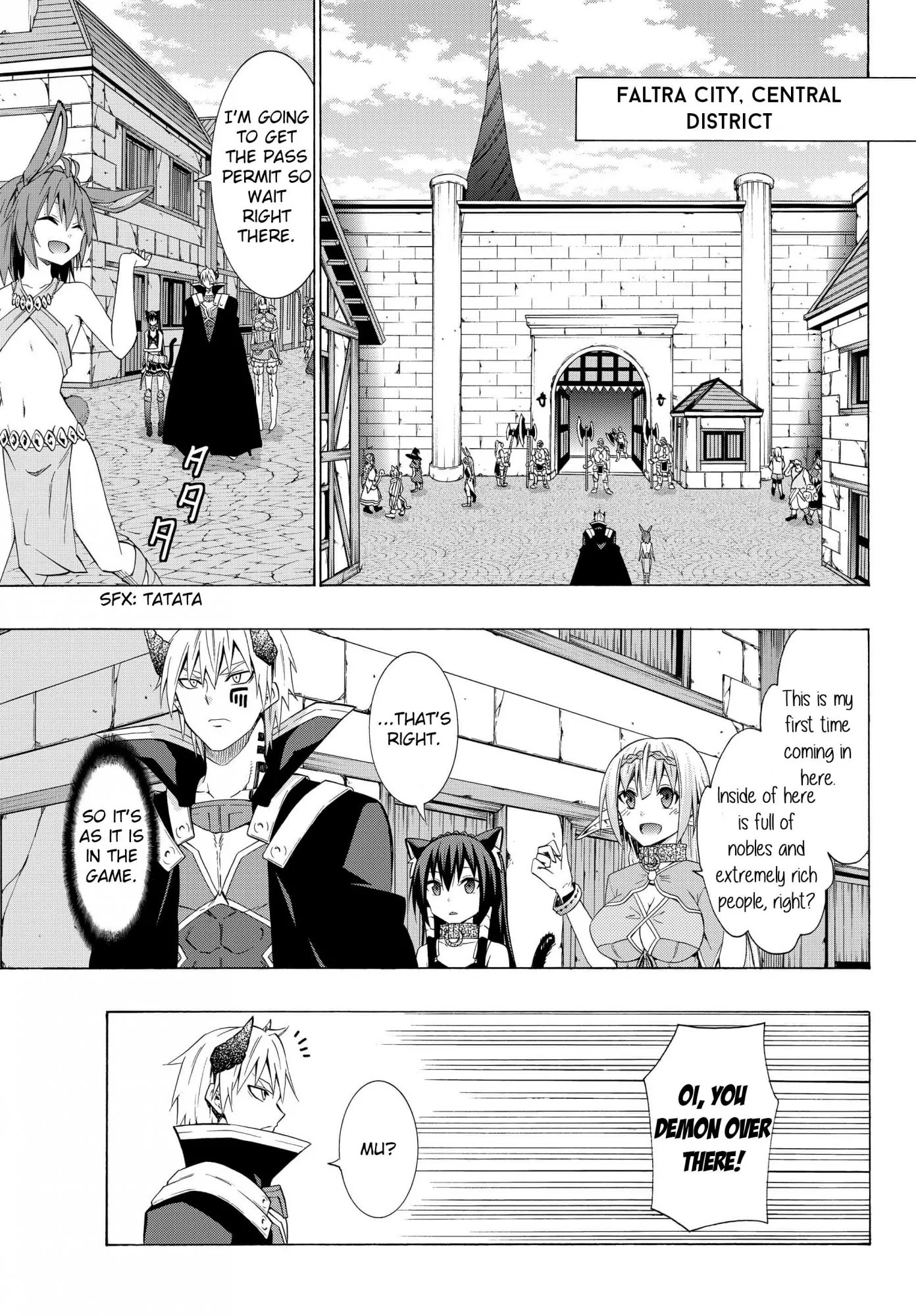 Isekai Maou to Shoukan Shoujo Dorei Majutsu Chapter 13.1 page 9 - Chapter 13.1: Trying Out Meeting with the Feudal Lord I (1)