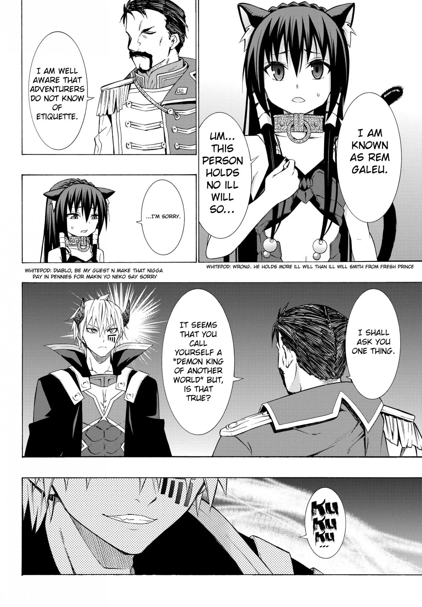 Isekai Maou to Shoukan Shoujo Dorei Majutsu Chapter 13.2 page 7 - Chapter 13.2: Trying Out Meeting with the Feudal Lord I (2)