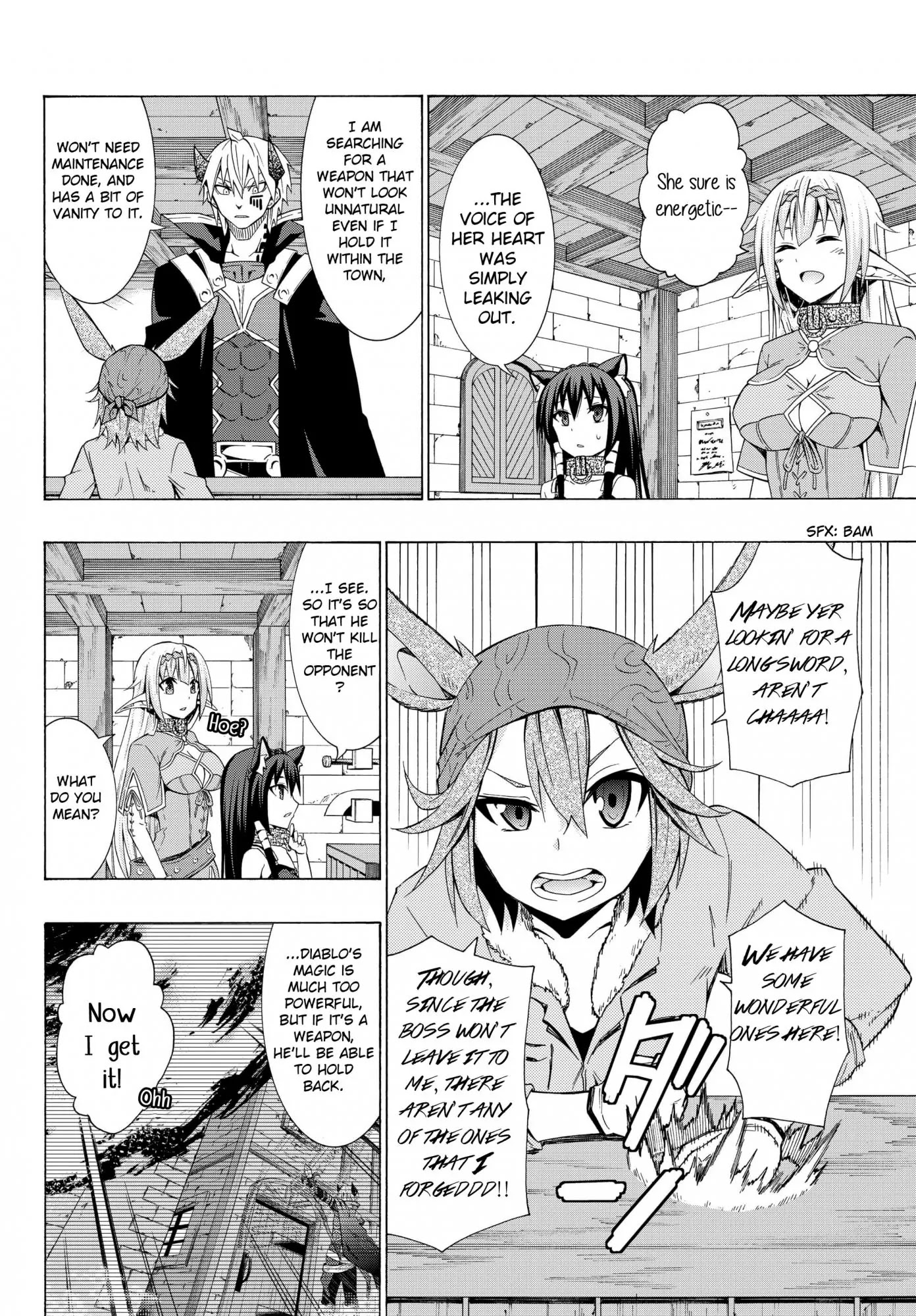 Isekai Maou to Shoukan Shoujo Dorei Majutsu Chapter 14.1 page 14 - Chapter 14.1: Trying Out Meeting with the Feudal Lord II (1)