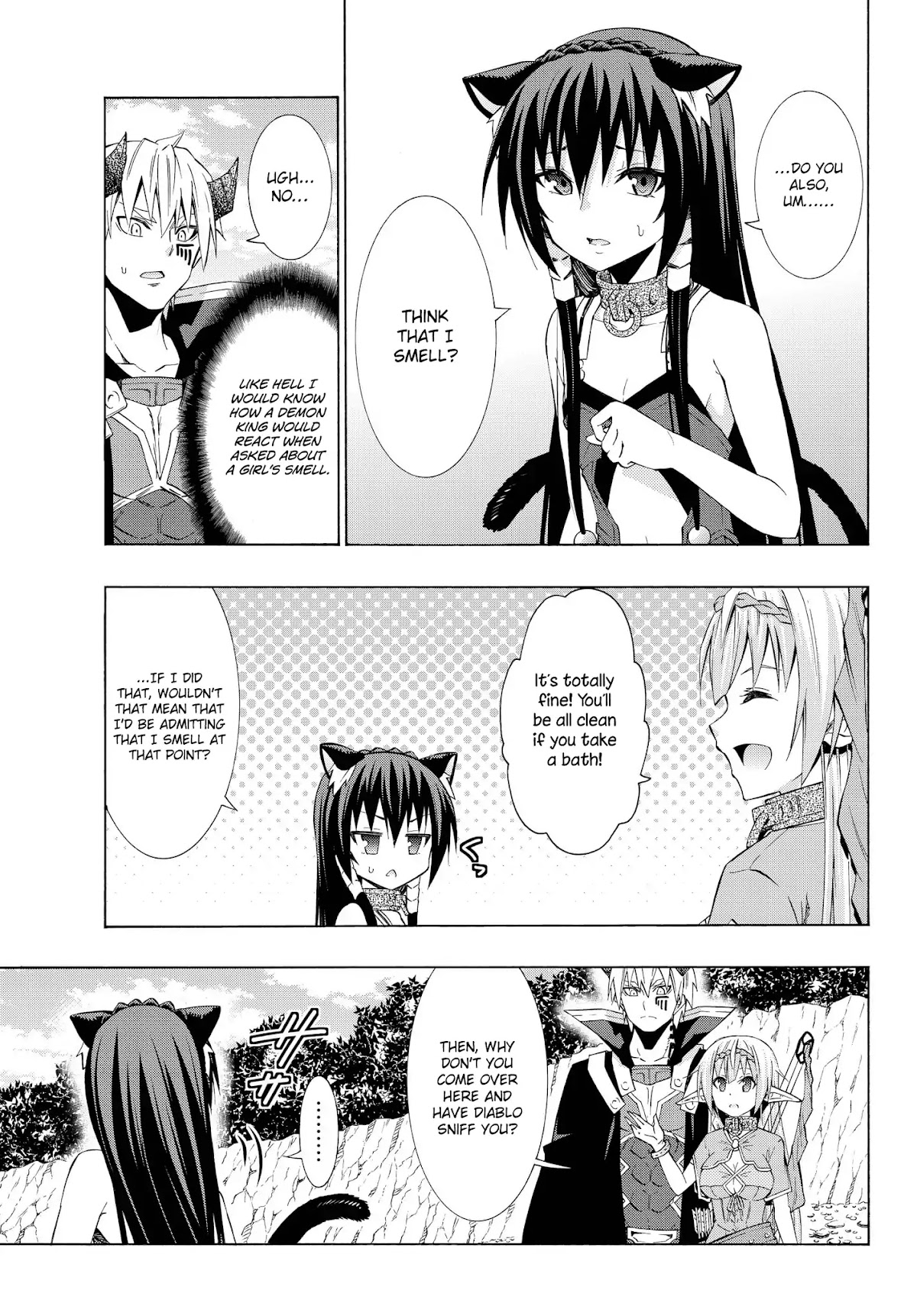 Isekai Maou to Shoukan Shoujo Dorei Majutsu Chapter 23.1 page 4 - Chapter 23.1: Trying Out Talking with Demonic Beings I (1)