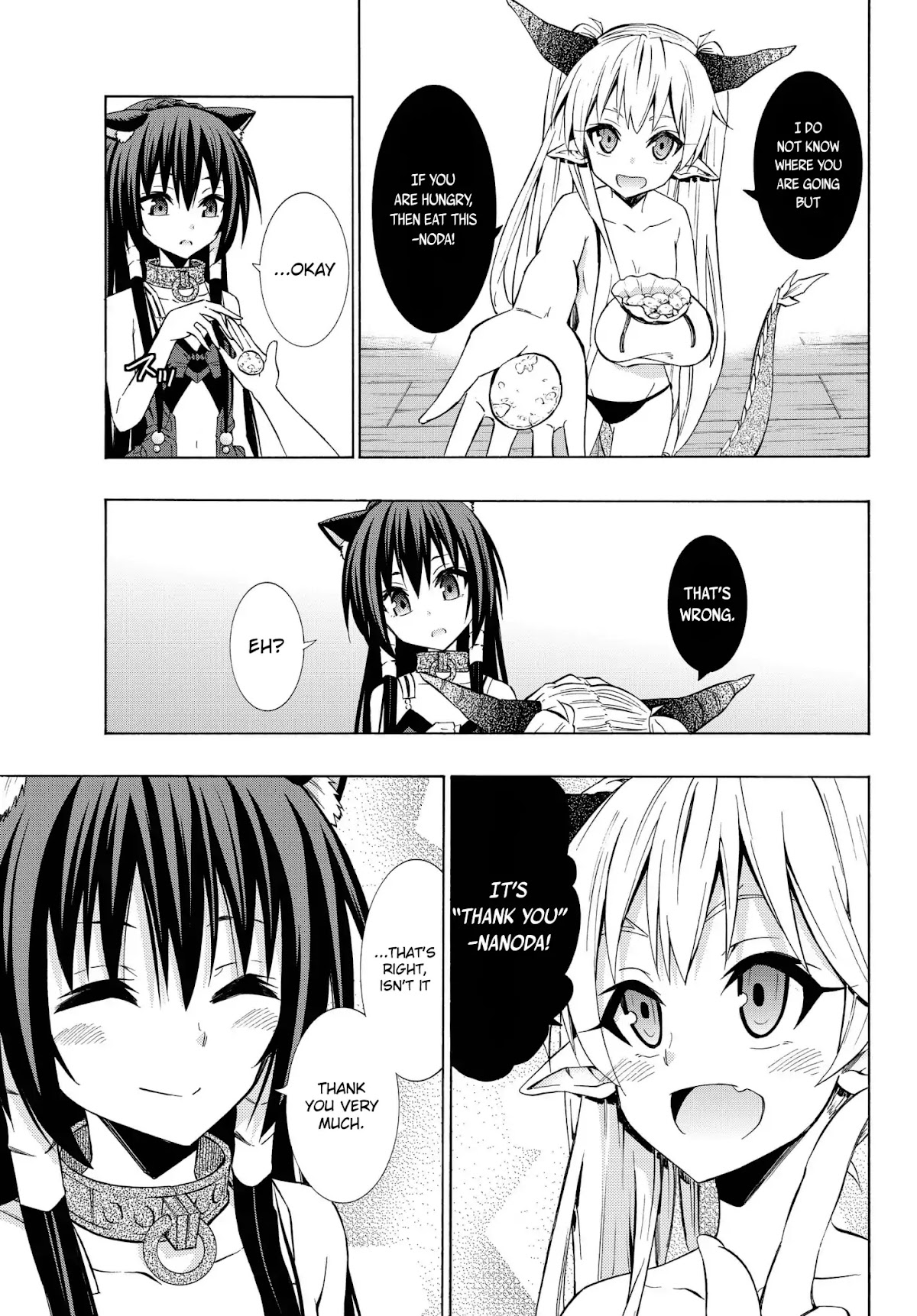 Isekai Maou to Shoukan Shoujo Dorei Majutsu Chapter 30.2 page 7 - Chapter 30.2: Trying Out Going To Cafe (2)