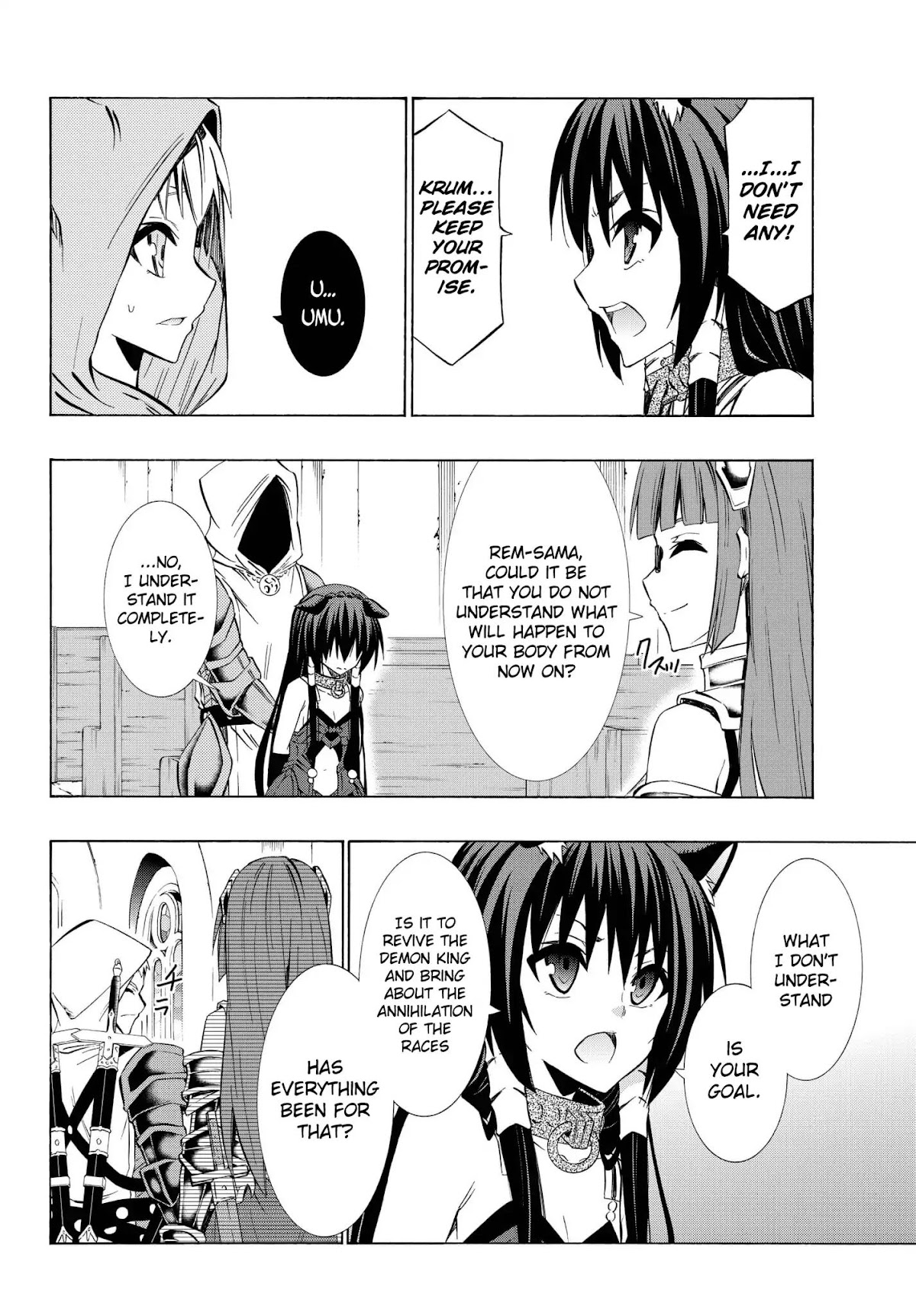 Isekai Maou to Shoukan Shoujo Dorei Majutsu Chapter 33.1 page 6 - Chapter 33.1: Rem's Story II