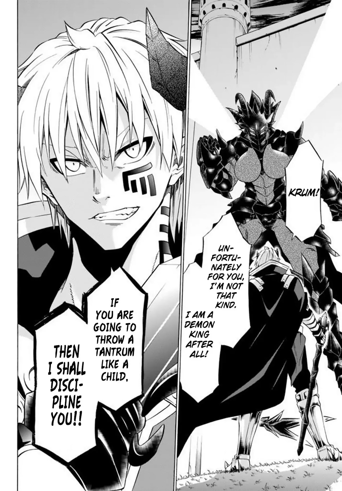 Isekai Maou to Shoukan Shoujo Dorei Majutsu Chapter 35.1 page 10 - Chapter 35.1: Demon King and Demon King I