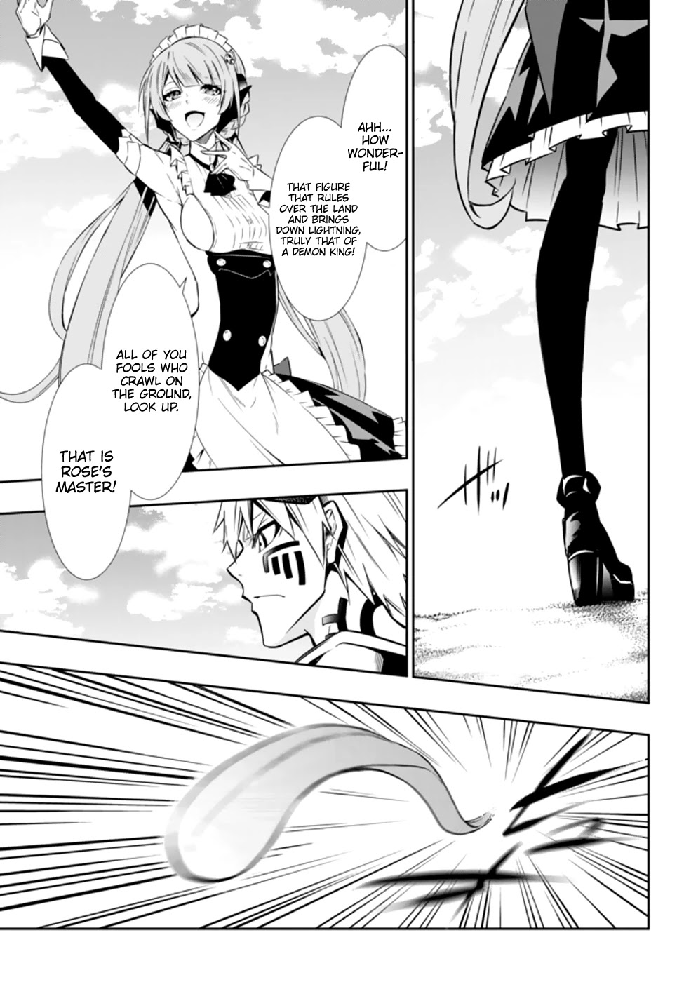 Isekai Maou to Shoukan Shoujo Dorei Majutsu Chapter 60.2 page 1 - Chapter 60.2: Trying Out Using the Weapons I