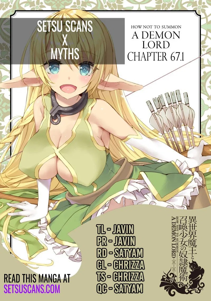 Isekai Maou to Shoukan Shoujo Dorei Majutsu Chapter 67.1 page 1 - Chapter 67.1