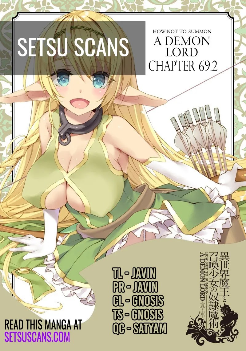 Isekai Maou to Shoukan Shoujo Dorei Majutsu Chapter 69.2 page 1 - Chapter 69.2