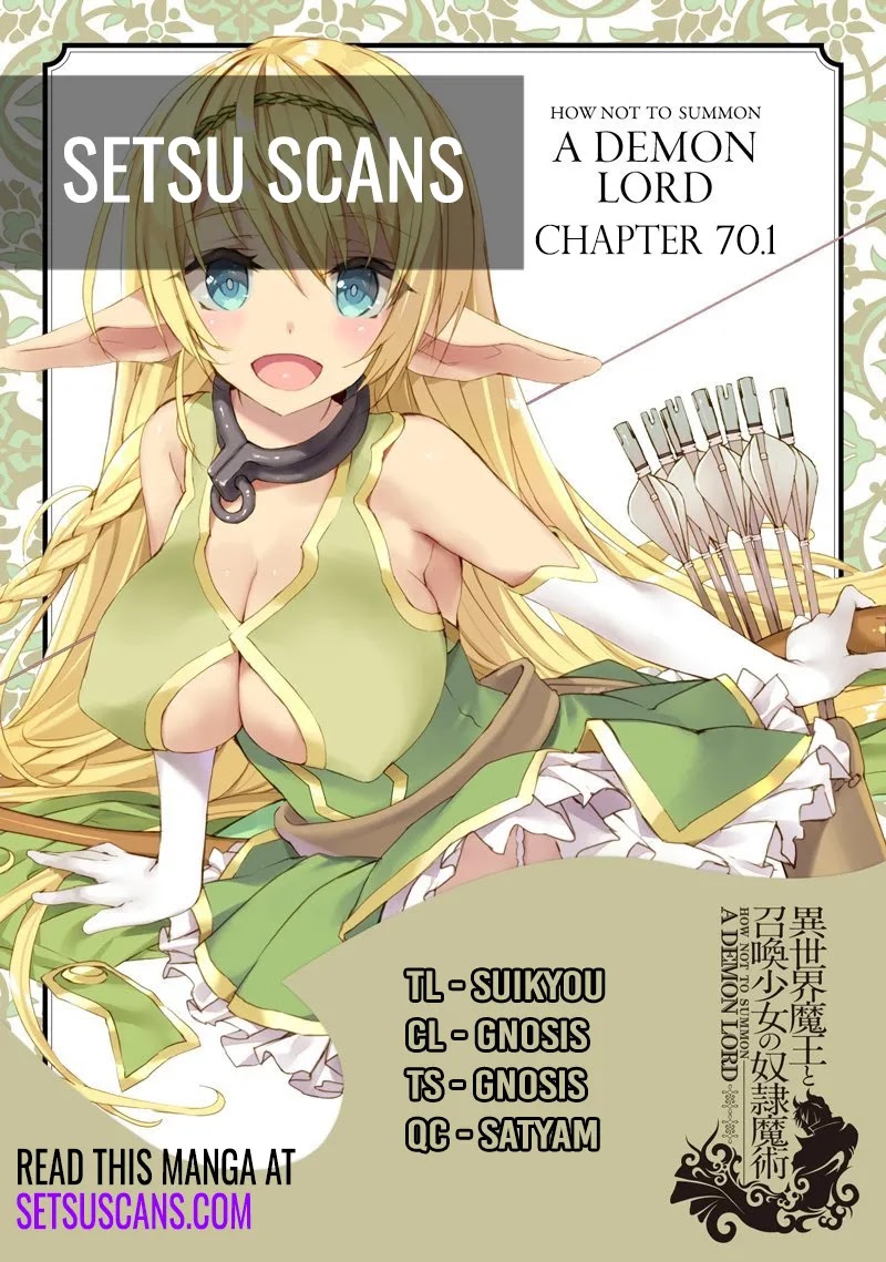 Isekai Maou to Shoukan Shoujo Dorei Majutsu Chapter 70.1 page 1 - Chapter 70.1