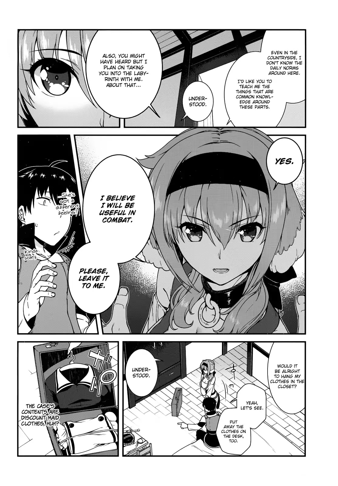Isekai Meikyuu de Harem o Chapter 10 page 10 - Chapter 10: Double 1