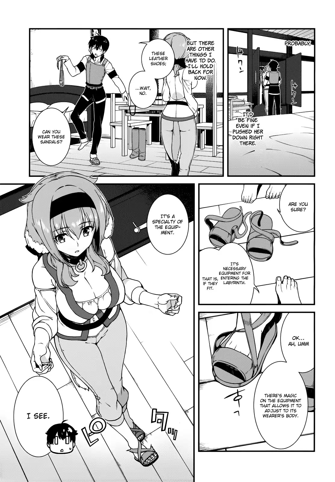 Isekai Meikyuu de Harem o Chapter 10 page 13 - Chapter 10: Double 1