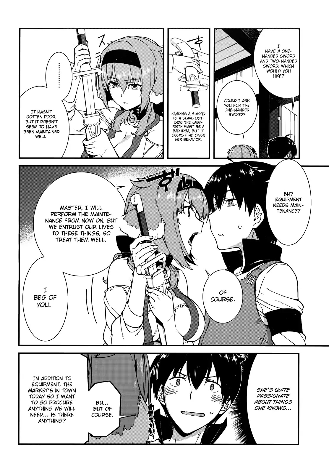 Isekai Meikyuu de Harem o Chapter 10 page 14 - Chapter 10: Double 1