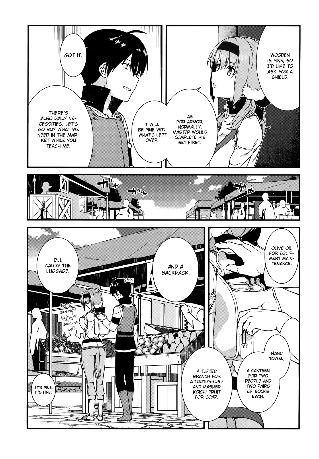 Isekai Meikyuu de Harem o Chapter 10 page 15 - Chapter 10: Double 1