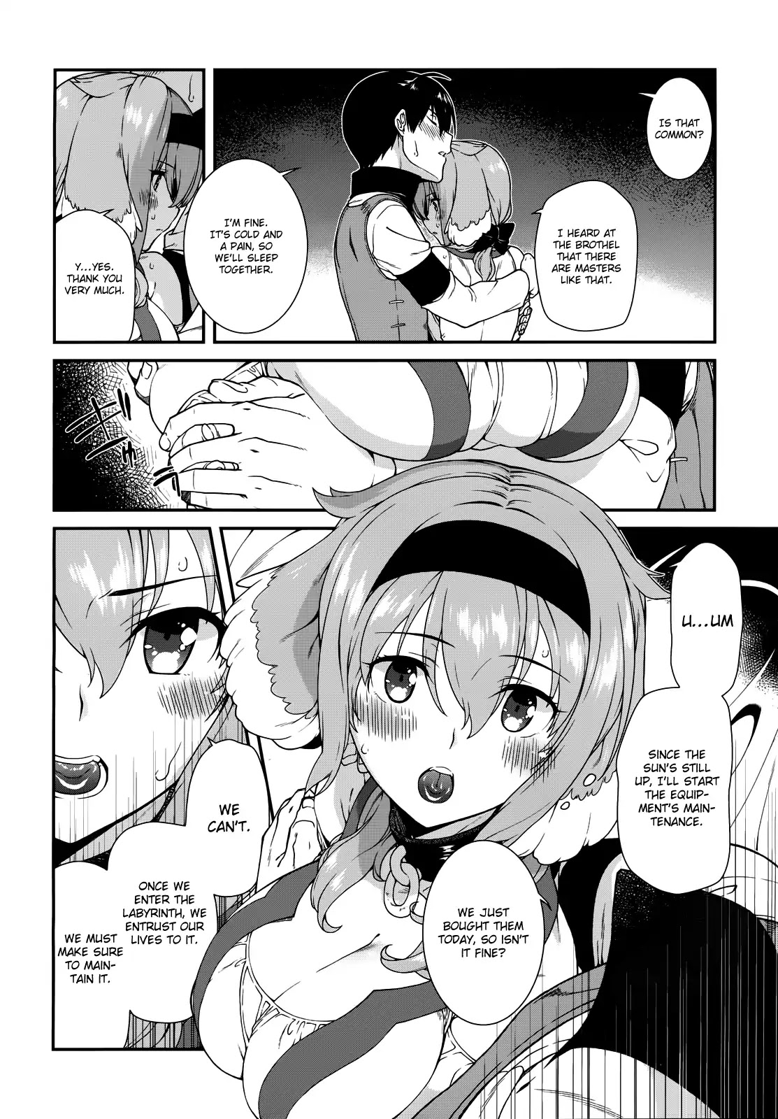 Isekai Meikyuu de Harem o Chapter 10 page 28 - Chapter 10: Double 1