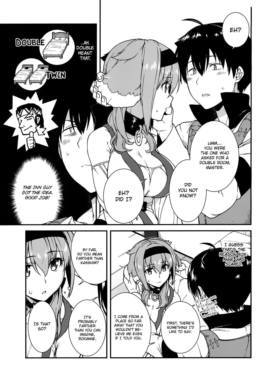 Isekai Meikyuu de Harem o Chapter 10 page 9 - Chapter 10: Double 1