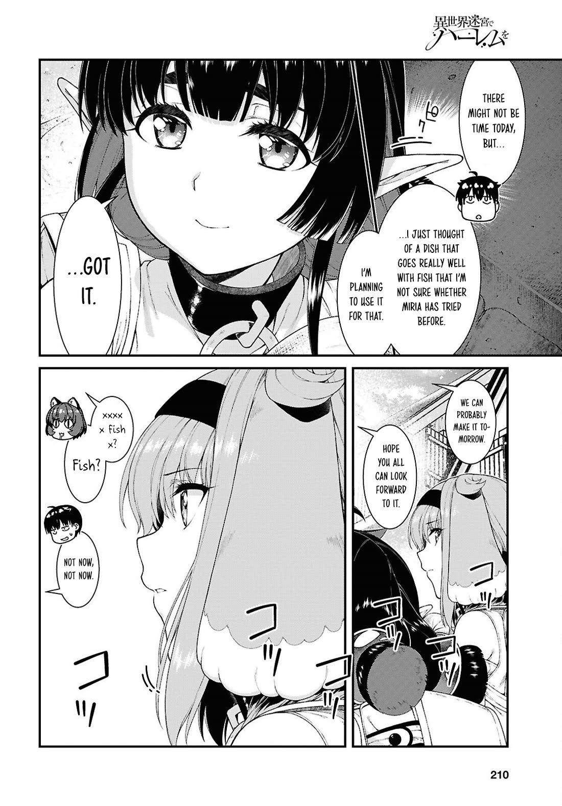 Isekai Meikyuu de Harem o Chapter 112 page 5 - Chapter 112: Fish Fry (2)
