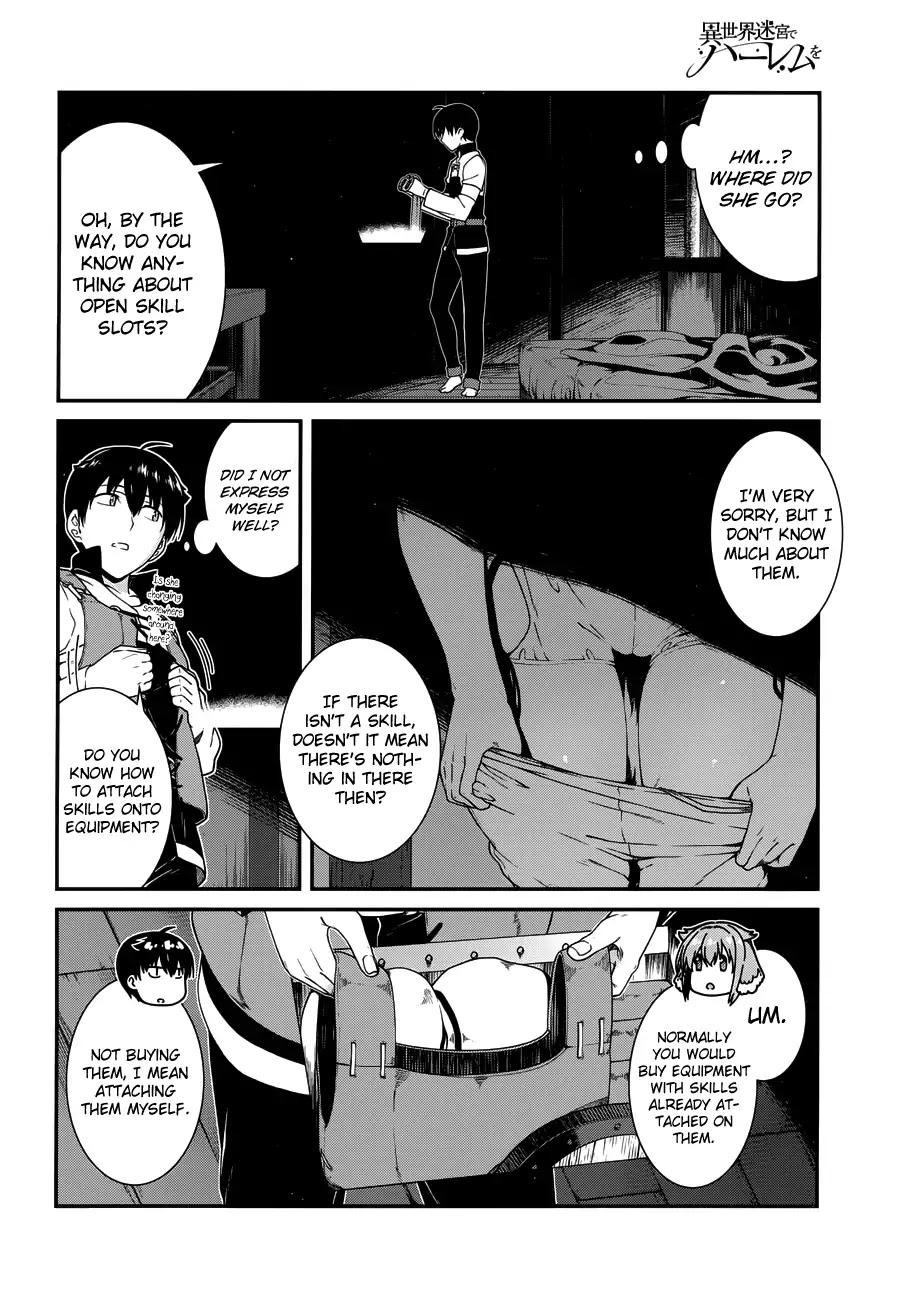 Isekai Meikyuu de Harem o Chapter 13 page 8 - Chapter 13: Chapter 7.1: Party (1)