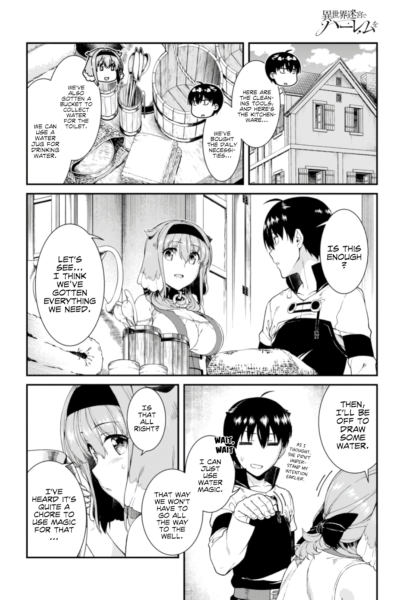 Isekai Meikyuu de Harem o Chapter 26 page 13 - Chapter 26: New Home (1)