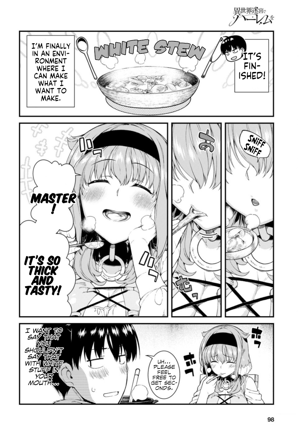 Isekai Meikyuu de Harem o Chapter 28 page 13 - Chapter 28: Bath (1)