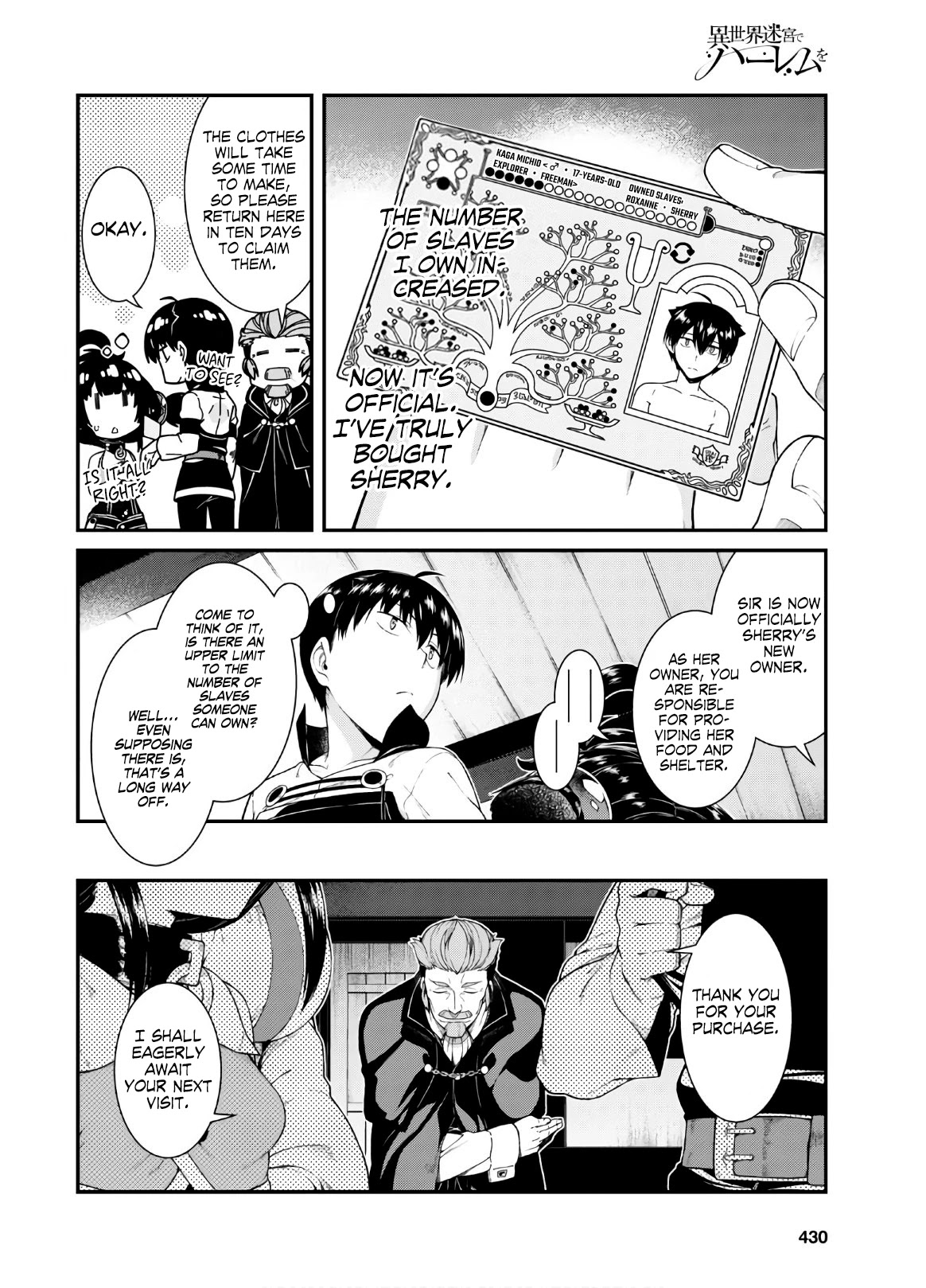 Isekai Meikyuu de Harem o Chapter 38 page 24 - Chapter 38: Sherry (2)