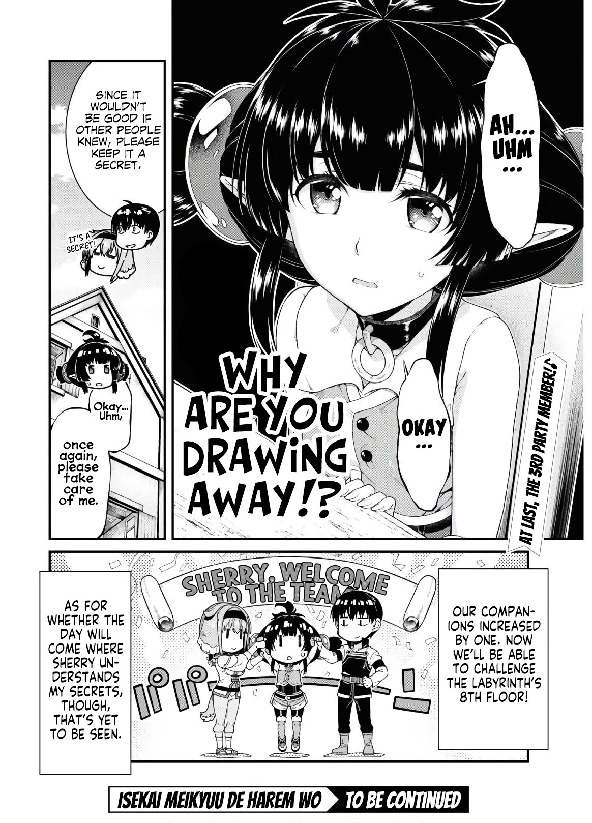 Isekai Meikyuu de Harem o Chapter 38 page 34 - Chapter 38: Sherry (2)