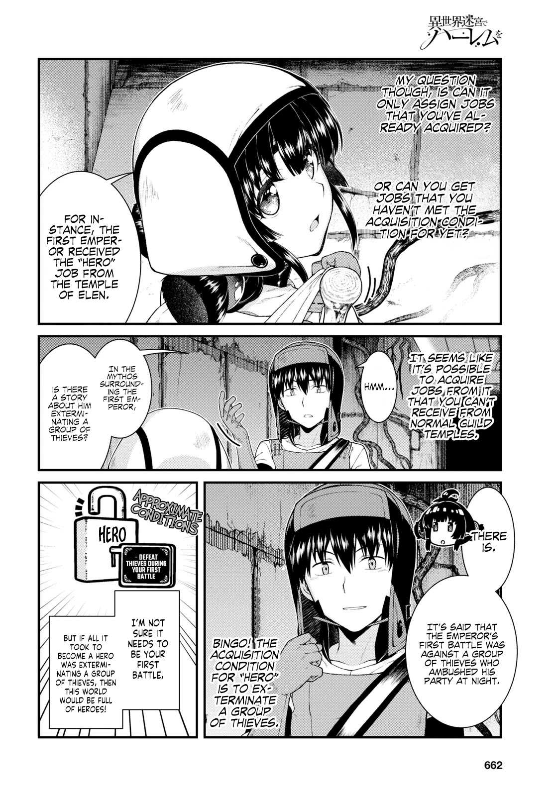 Isekai Meikyuu de Harem o Chapter 45 page 12 - Chapter 45: Never Give Up (4)
