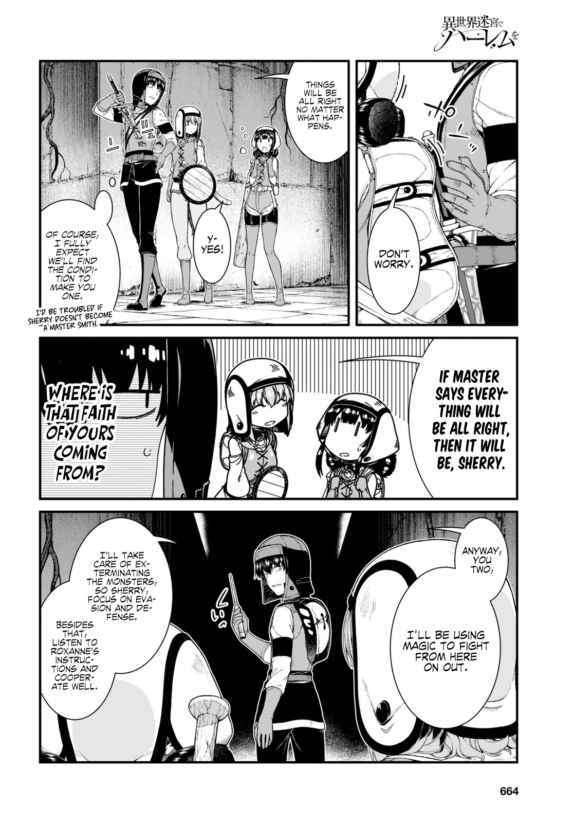 Isekai Meikyuu de Harem o Chapter 45 page 14 - Chapter 45: Never Give Up (4)